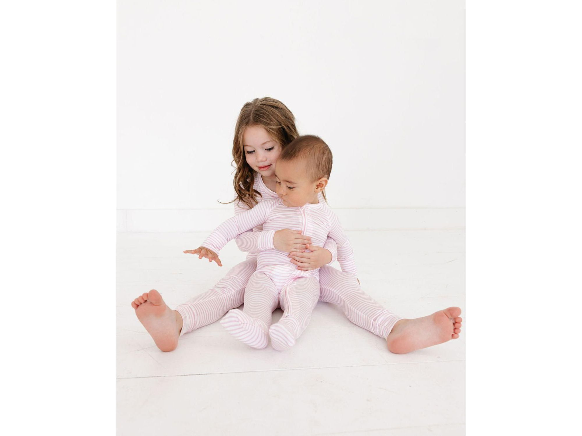 Girls' Ballet Stripe Bamboo Sleeper - Baby — Image 5