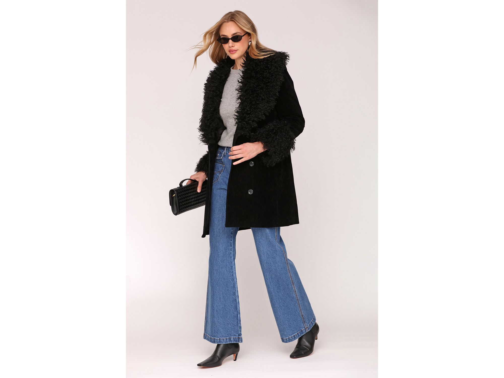 Faux Fur Trim Coat — Image 6