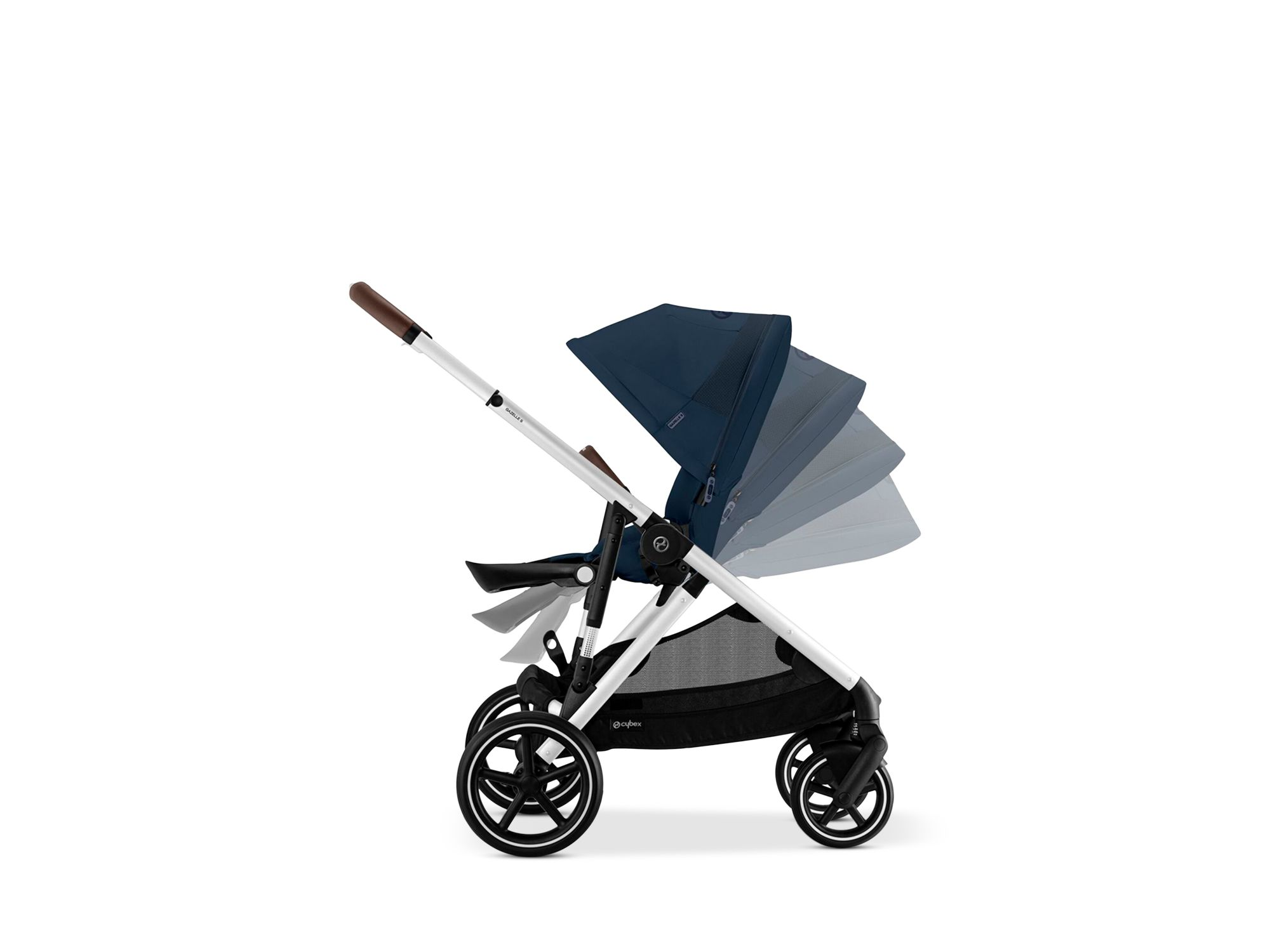 Gazelle S Stroller – Silver Frame — Image 12