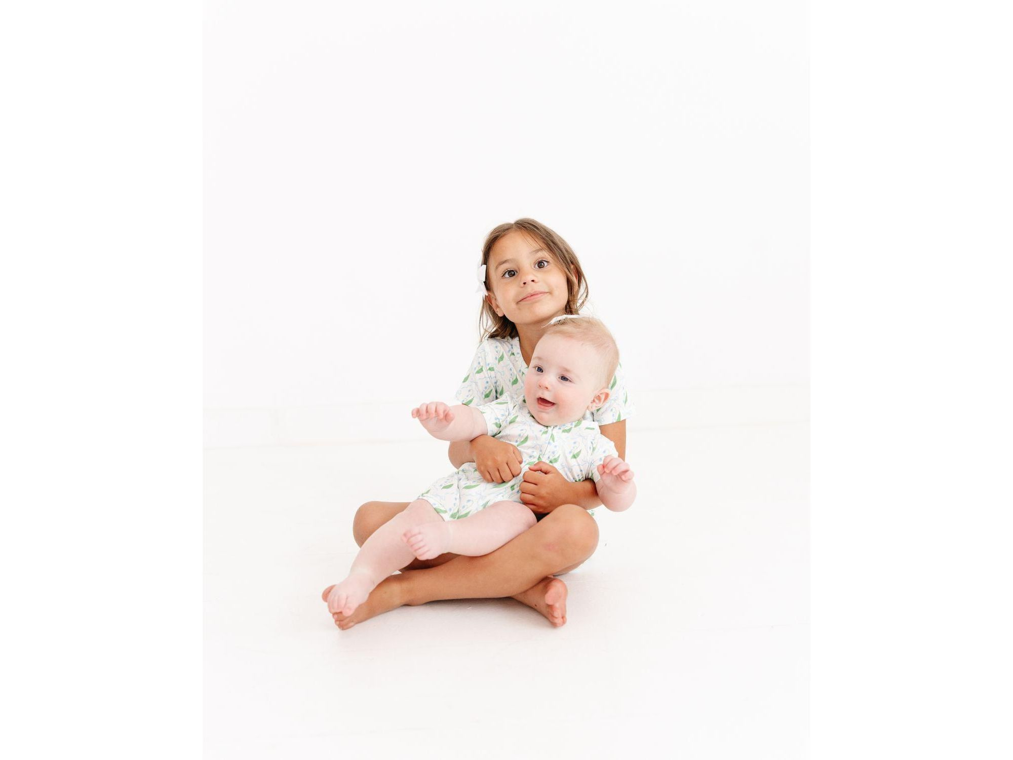 Girls' Bluebell Bows Pajama Set - Baby, Little Kid — Image 8