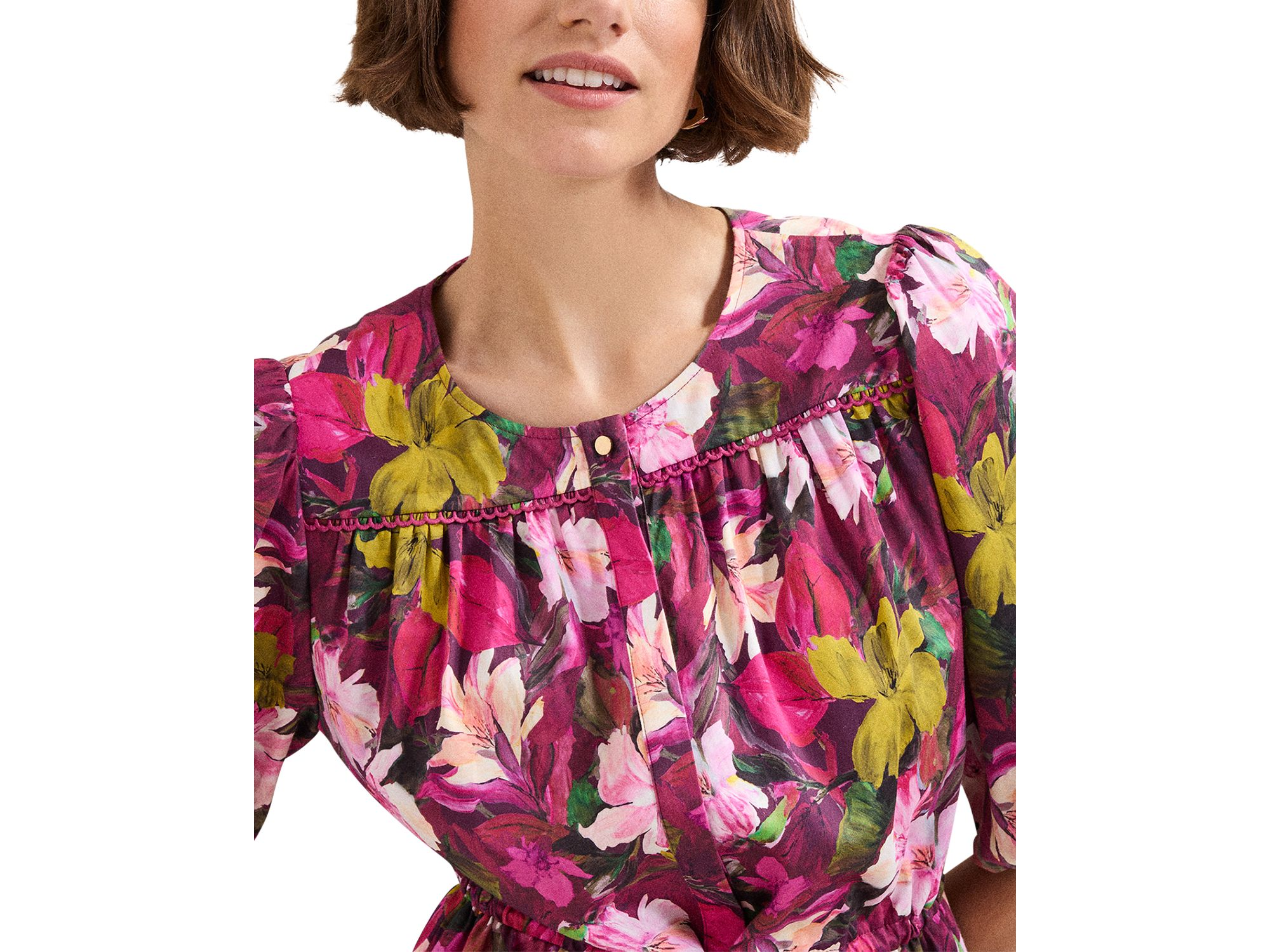 Pia Floral Blouse — Image 4