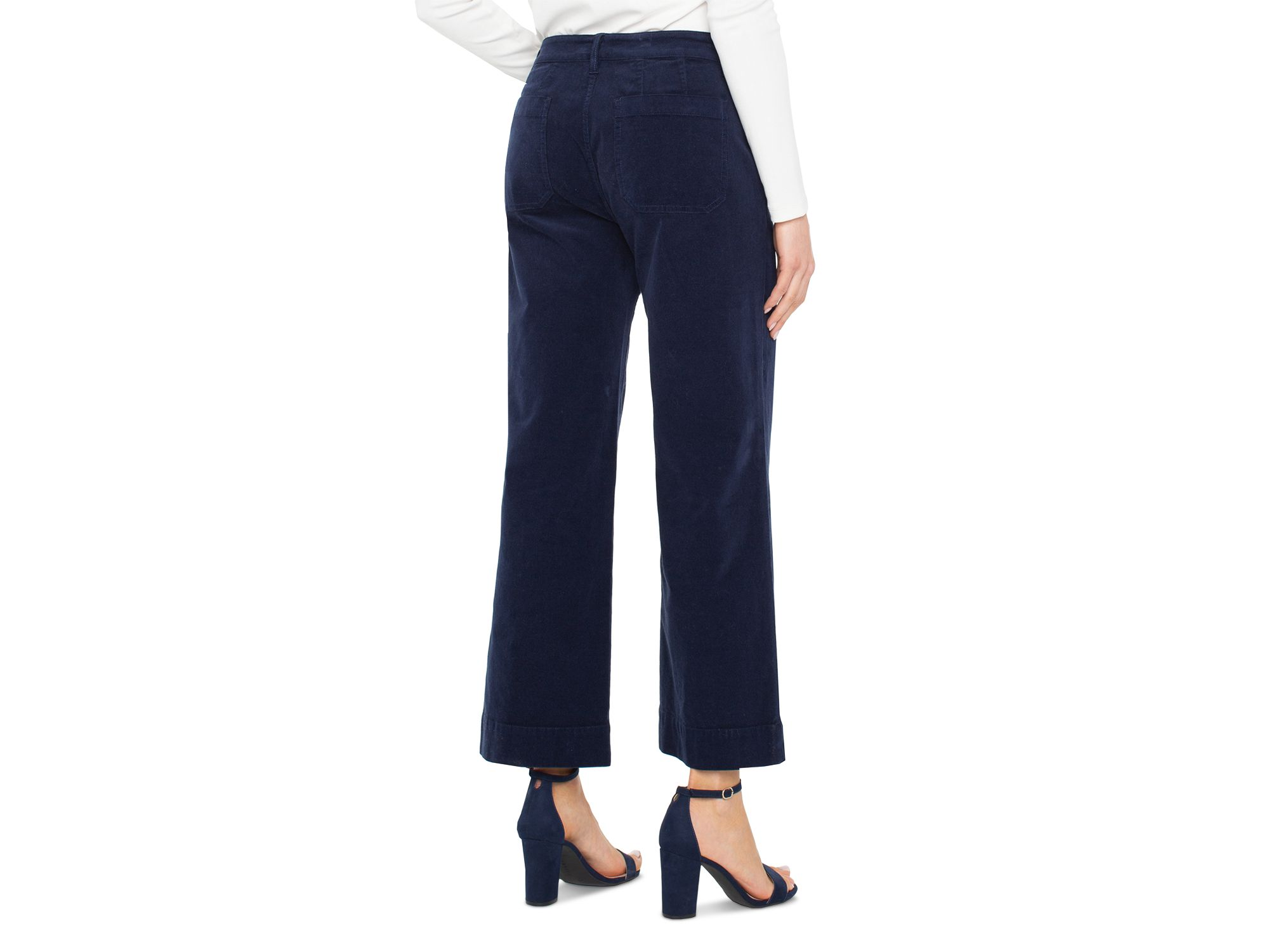 Corduroy Crop Wide Leg Pants — Image 3