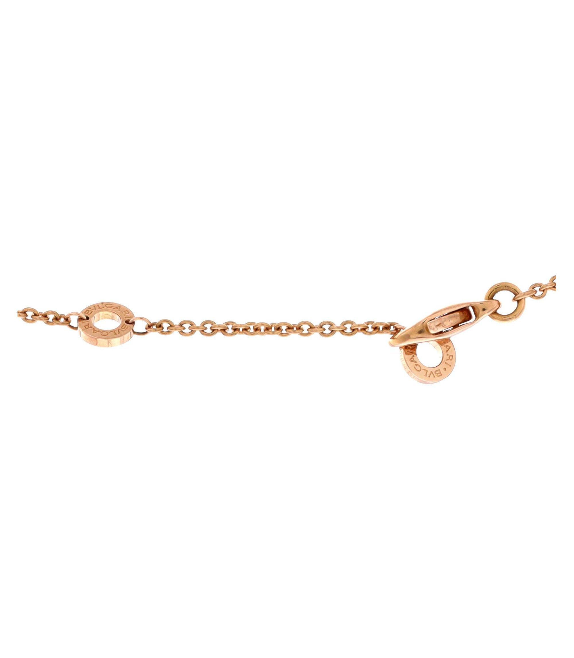 B.Zero1 Design Legend Zaha Hadid Pendant Necklace 18K Rose Gold with Ceramic, 15.25 - 18" — Image 3