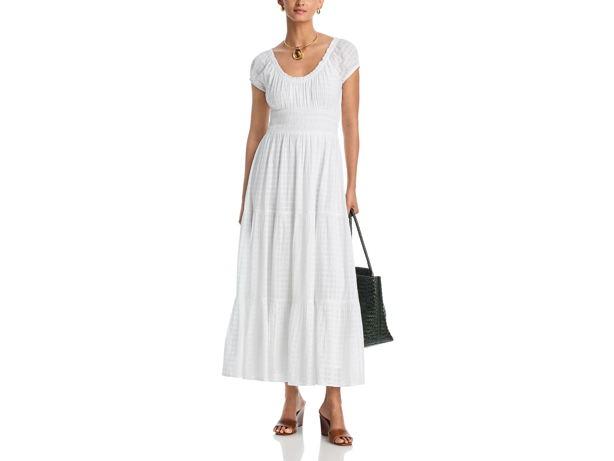 Andrita Seersucker Midi Dress - Exclusive — Image 3