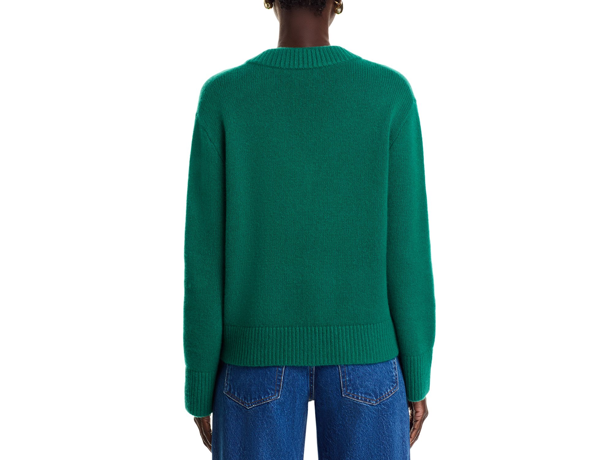 100% Cashmere New V Neck Sweater - Exclusive — Image 6