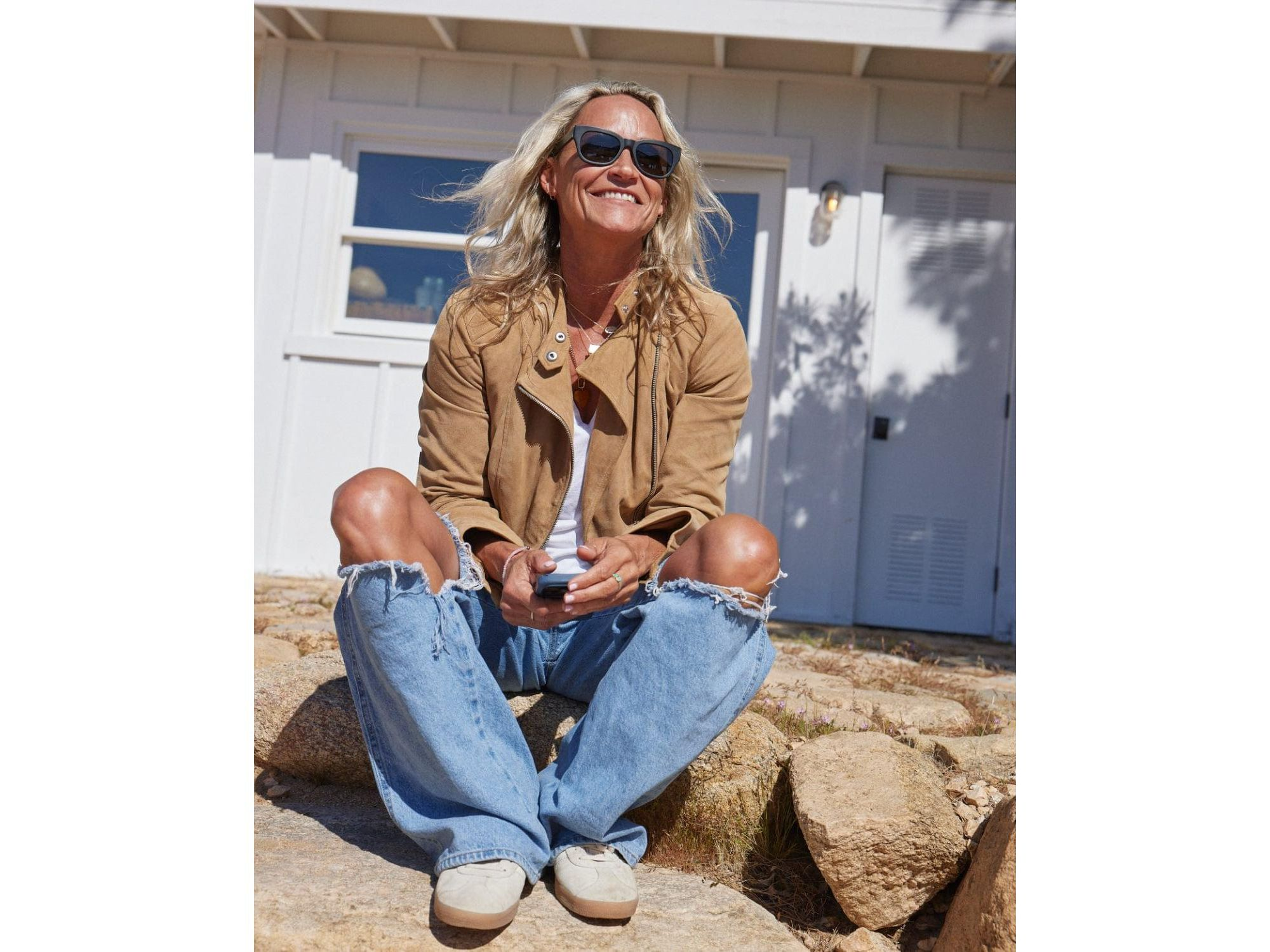 Miklos Polarized Sunglasses, 52 mm — Image 3