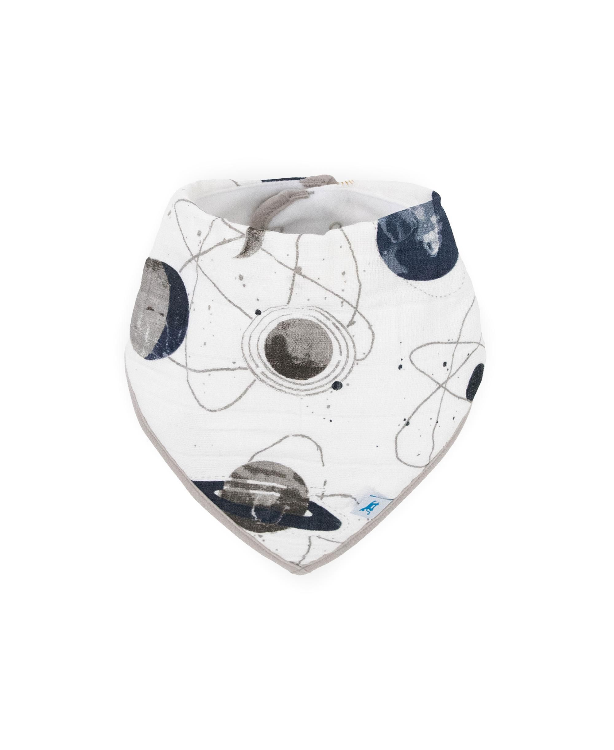 Unisex Cotton Muslin Bandana Bib 4 Pack - Baby — Image 4