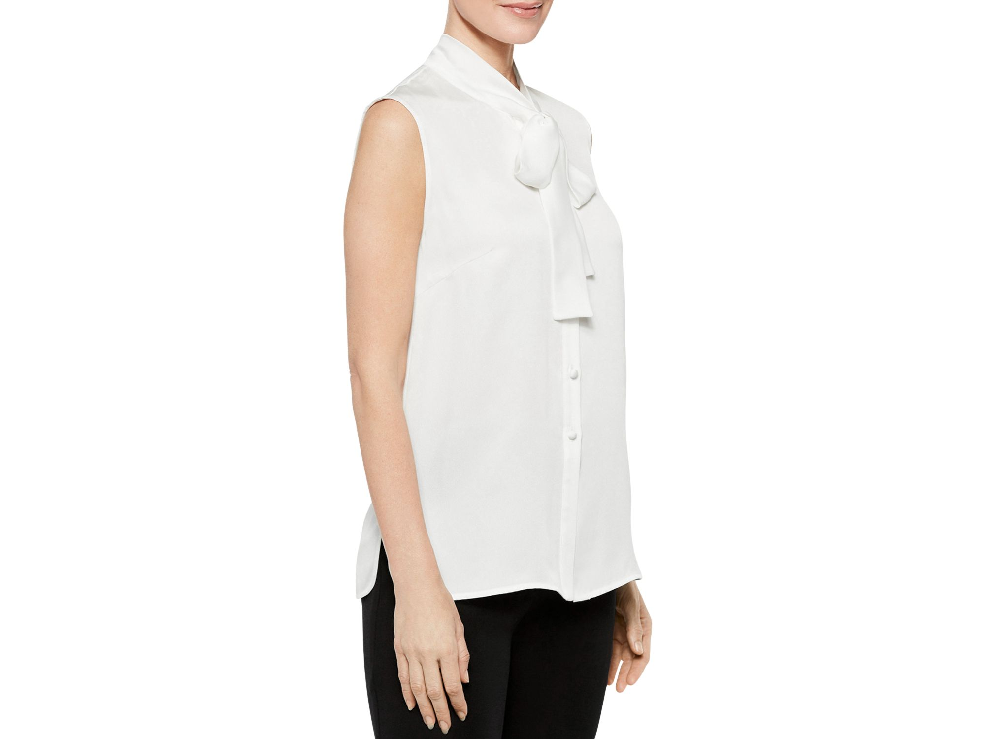 Tie Neck Sleeveless Top — Image 4