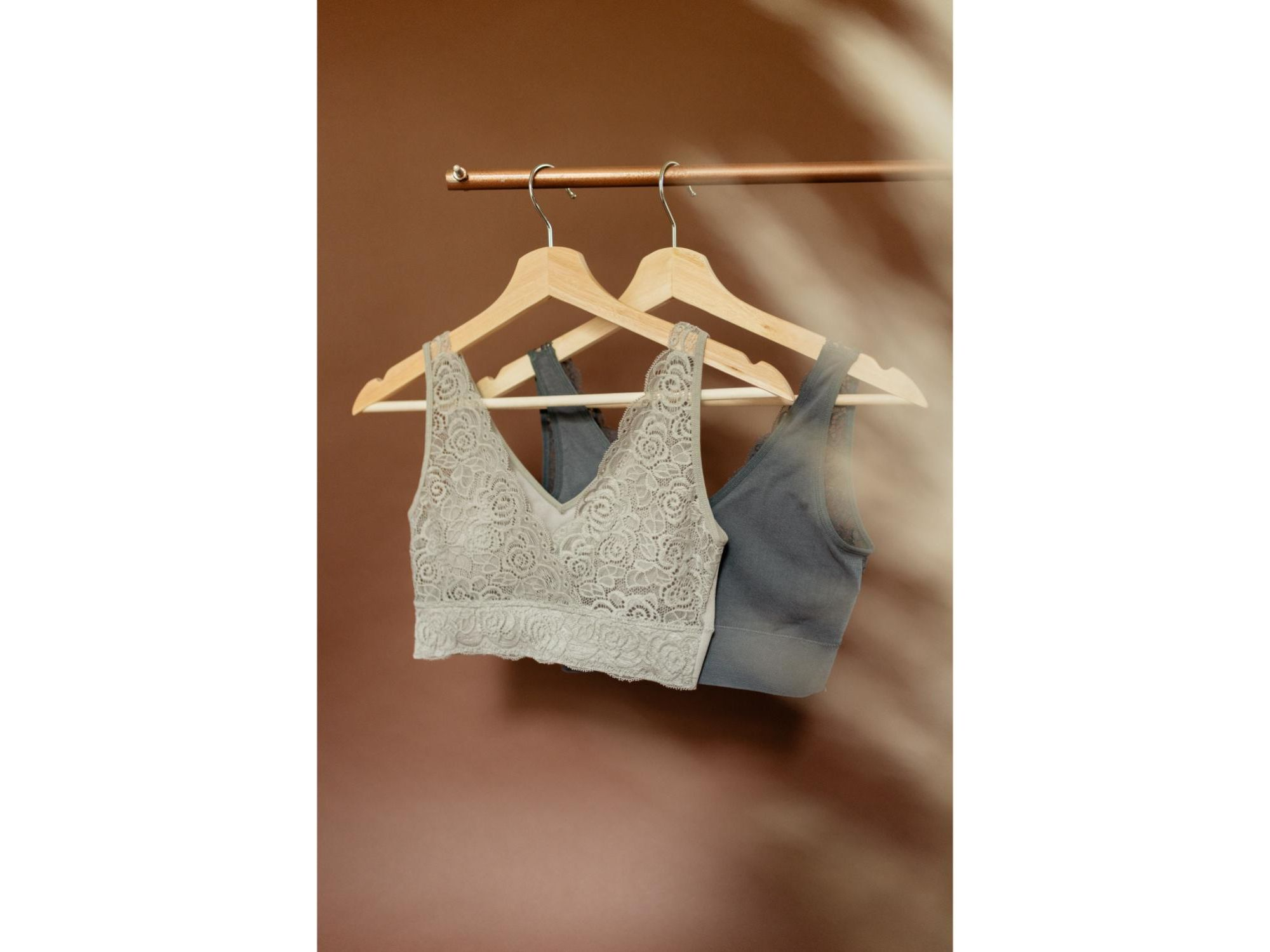 Soft V Lace Reversible Bralette — Image 4