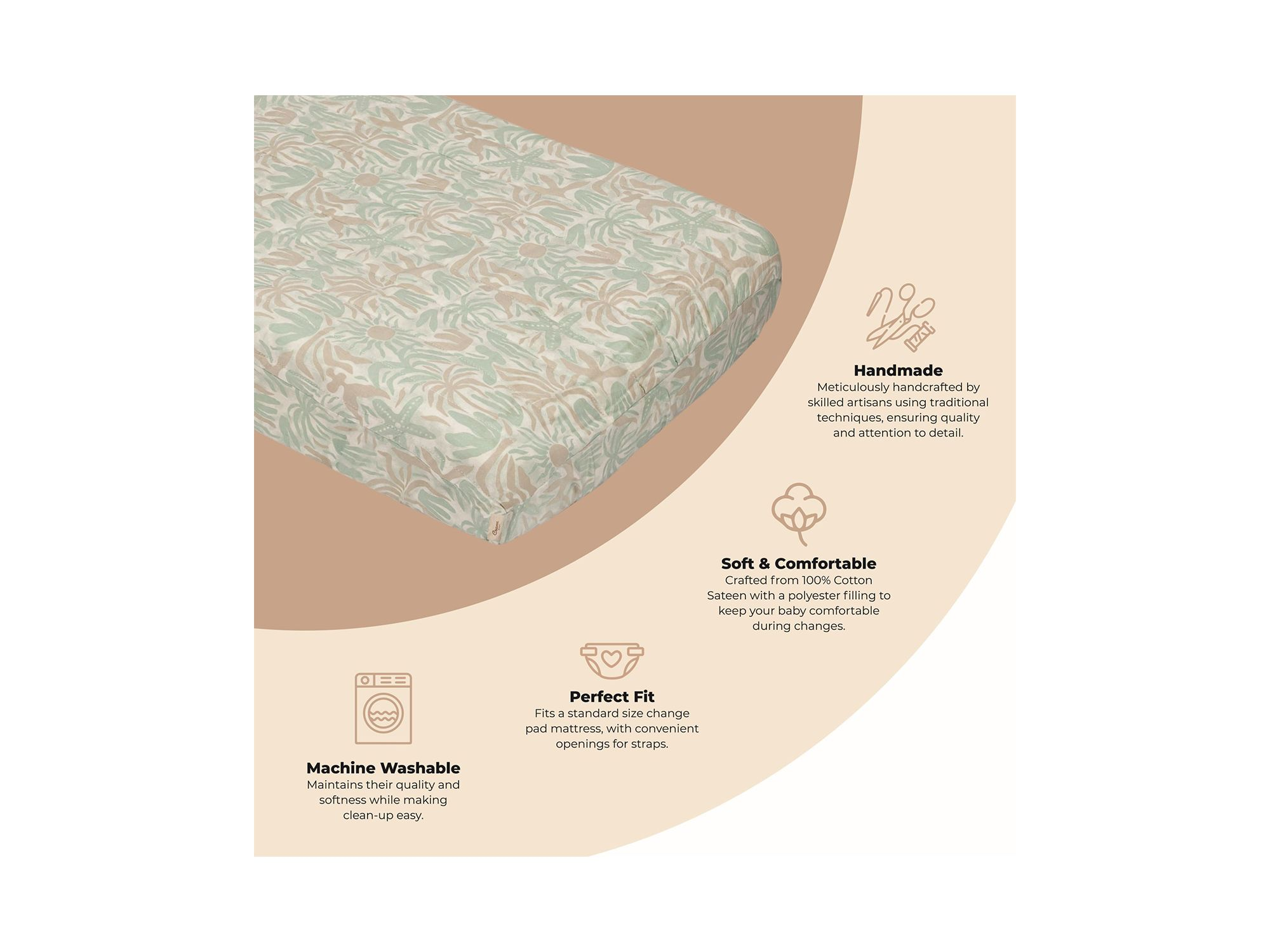 Cove Quilted Change Pad Cover — Image 4
