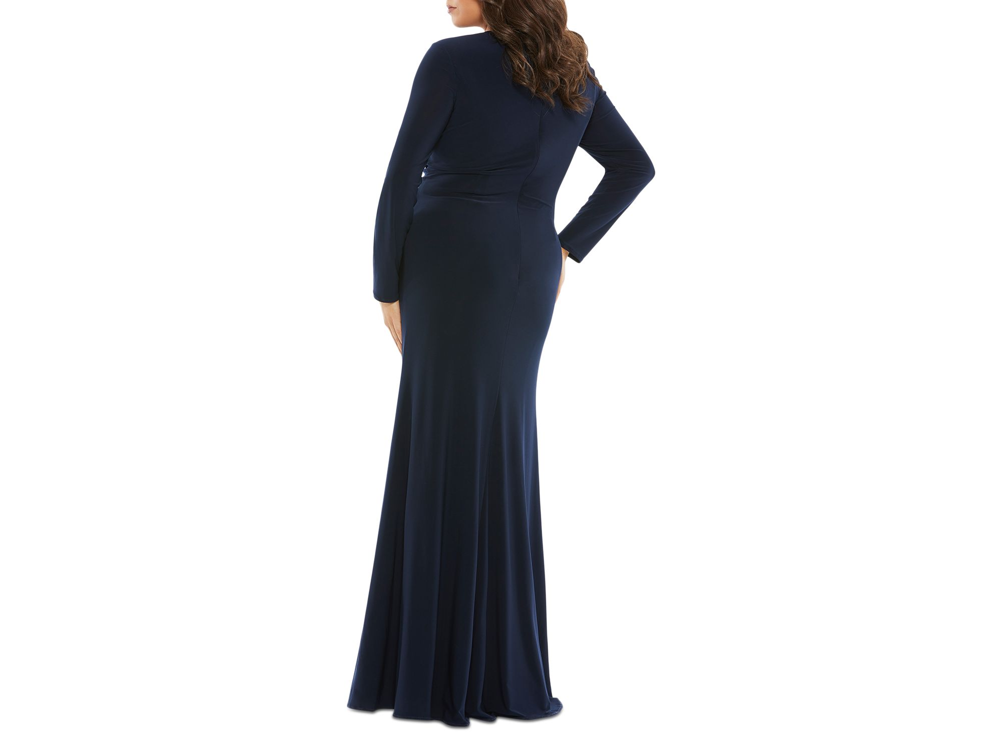 Twist Front Jersey Gown — Image 5