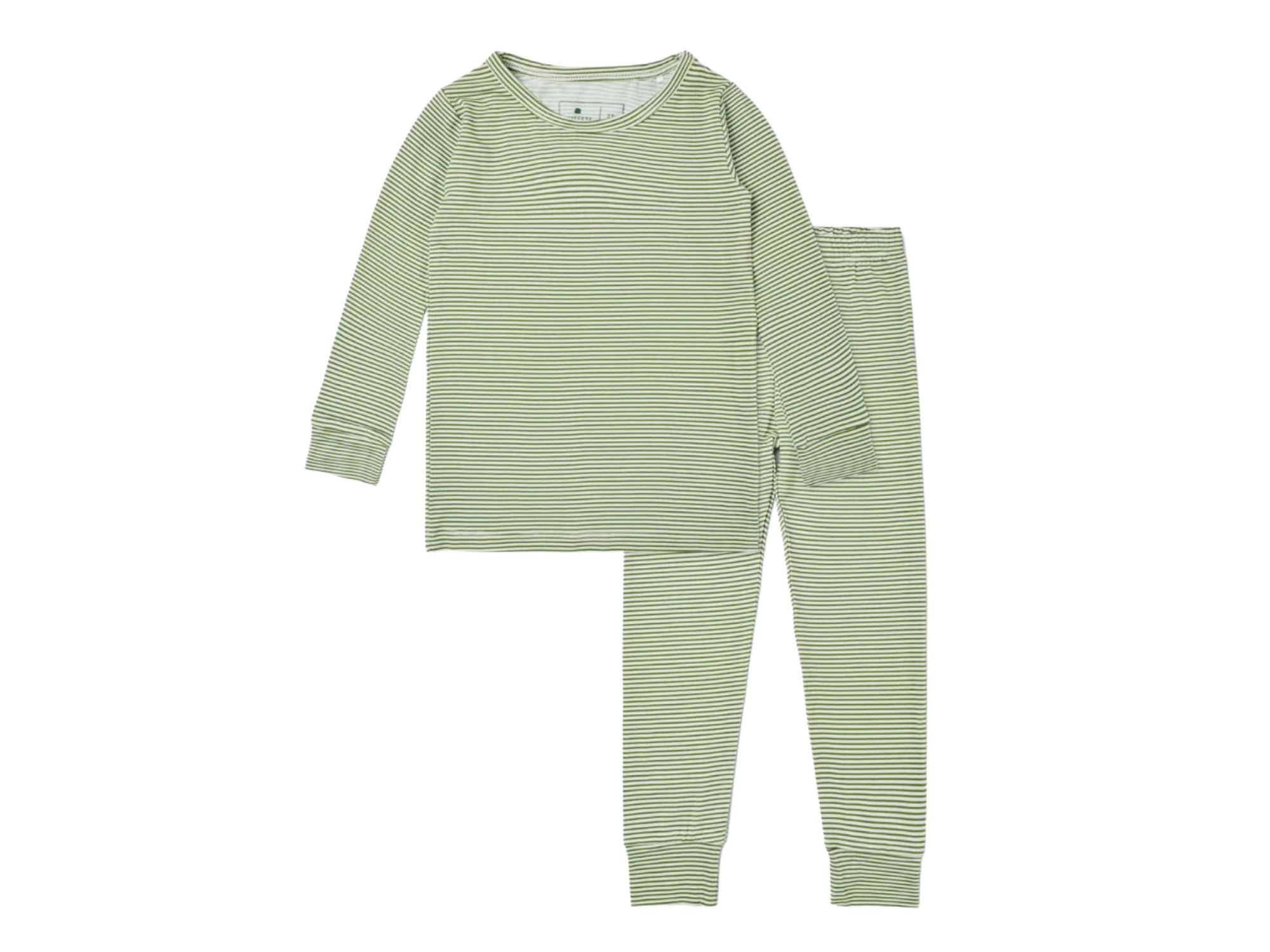 Boys' Evergreen Stripe Pajama Set - Little Kid, Big Kid — Image 5