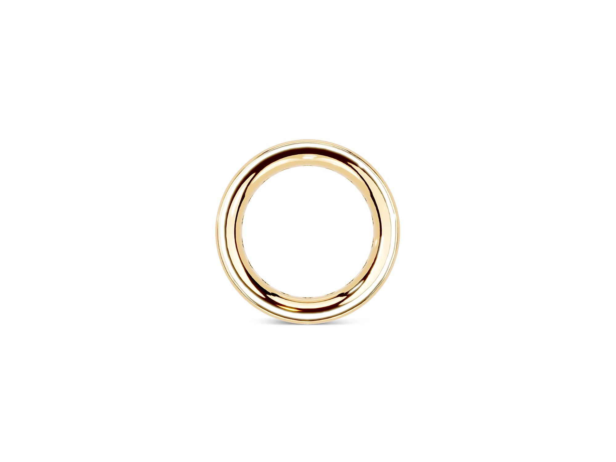 Diamond Channel Set Eternity Band in 14K Yellow Gold, 3.0 tcw — Image 3