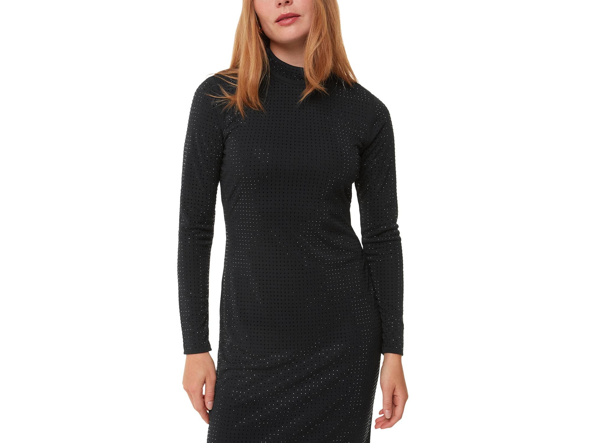 Diamante Jersey Midi Dress — Image 4