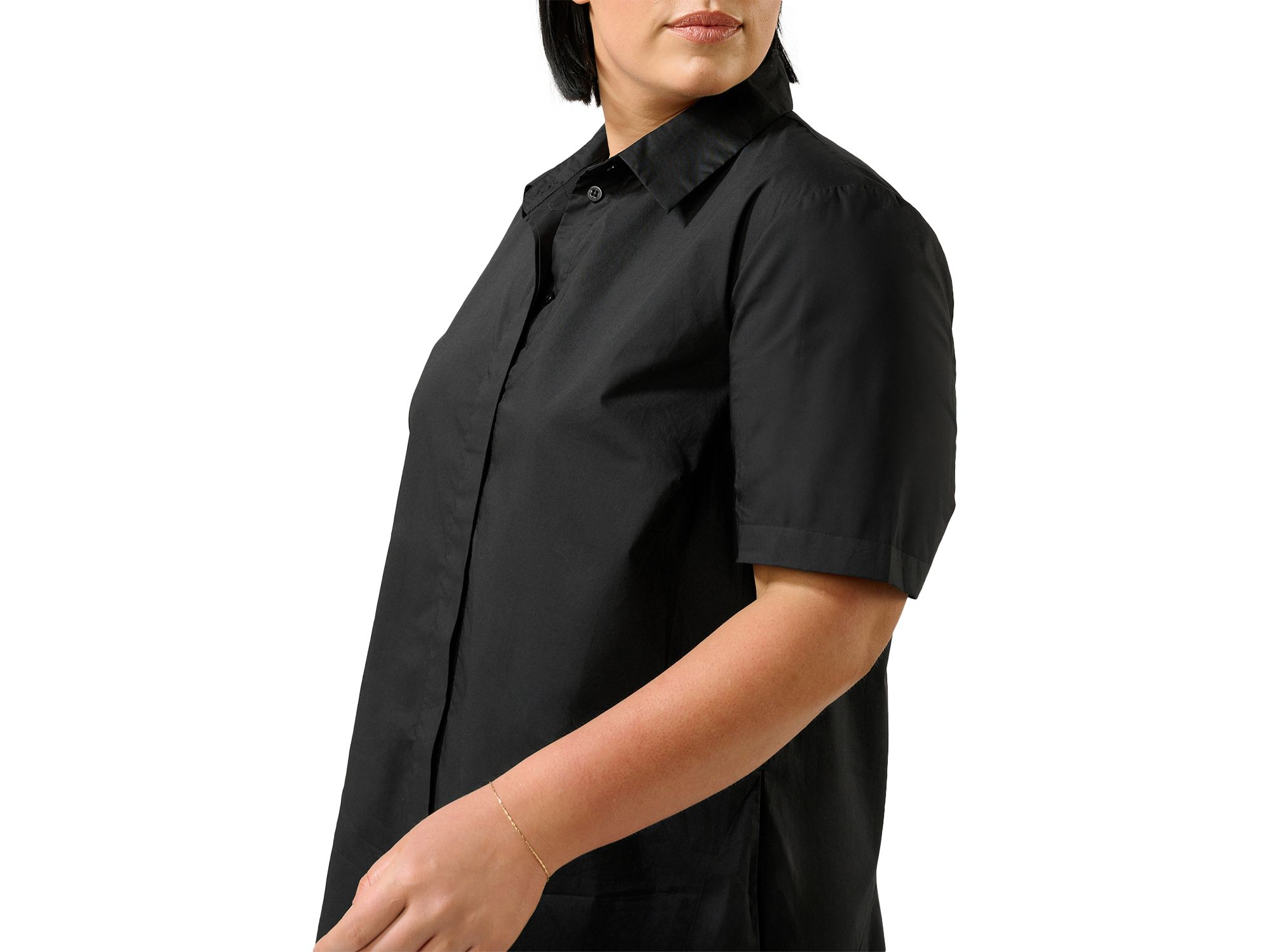 Obsidian Shirt Dress — Image 3