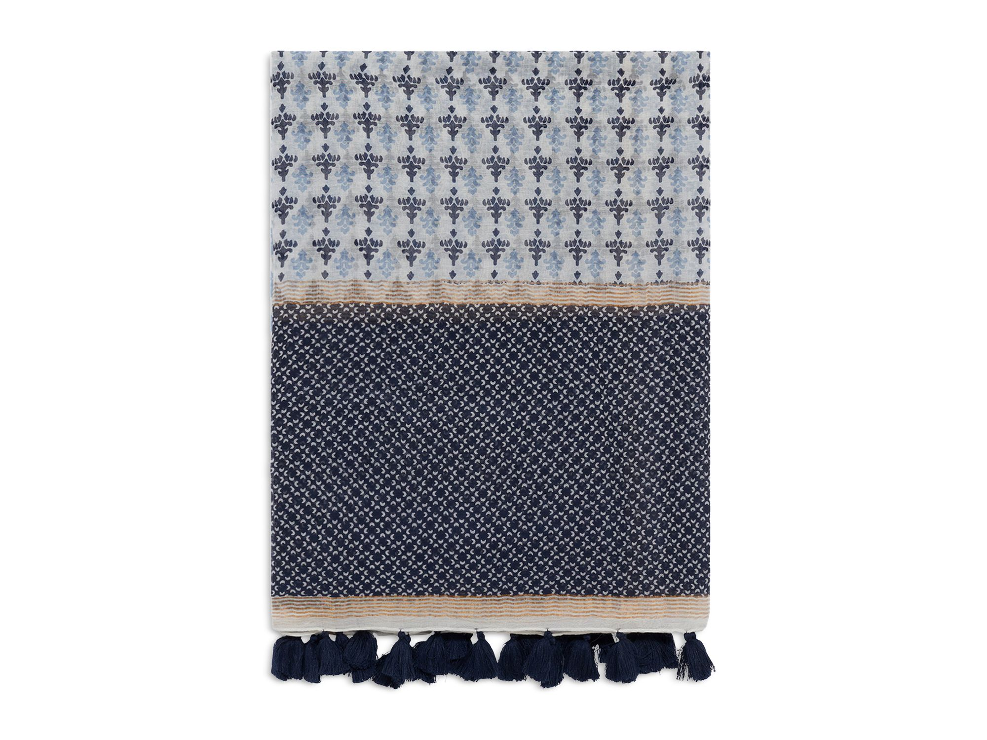 Dalma Printed Fringed Scarf — Image 3