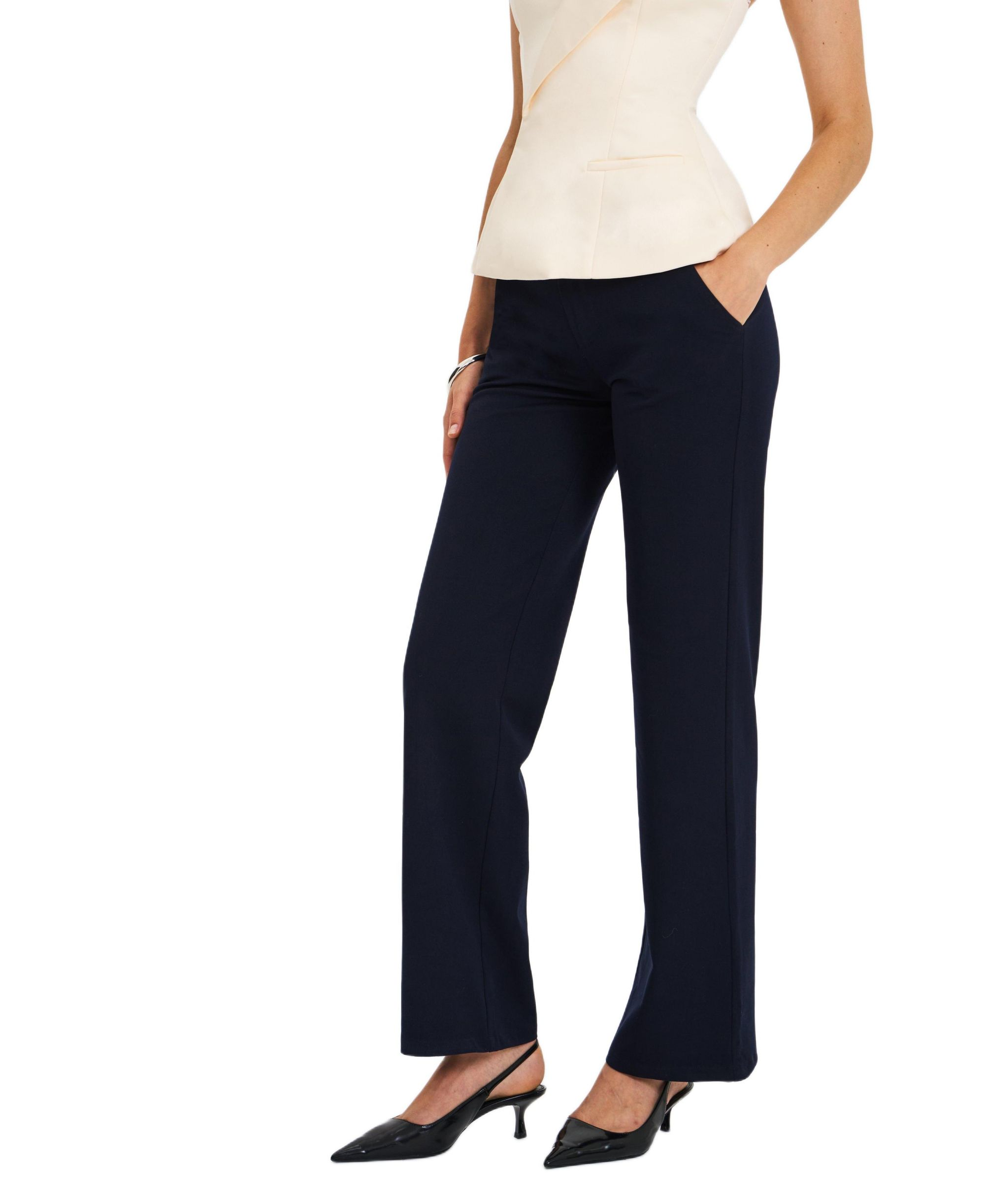 Yanin Low-Rise Straight Leg Pants — Image 4