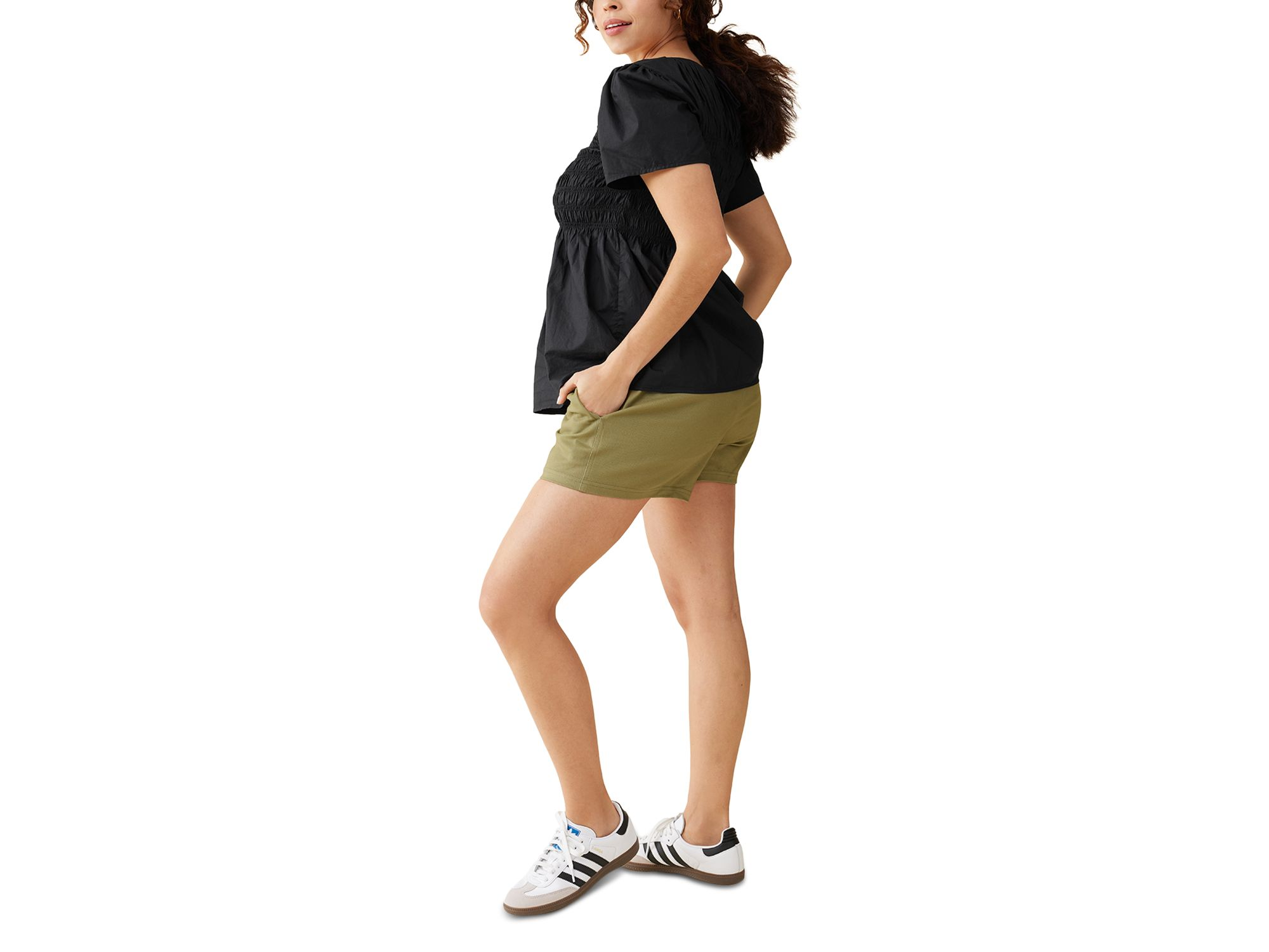 Short Sleeve Smocked Top — Image 5