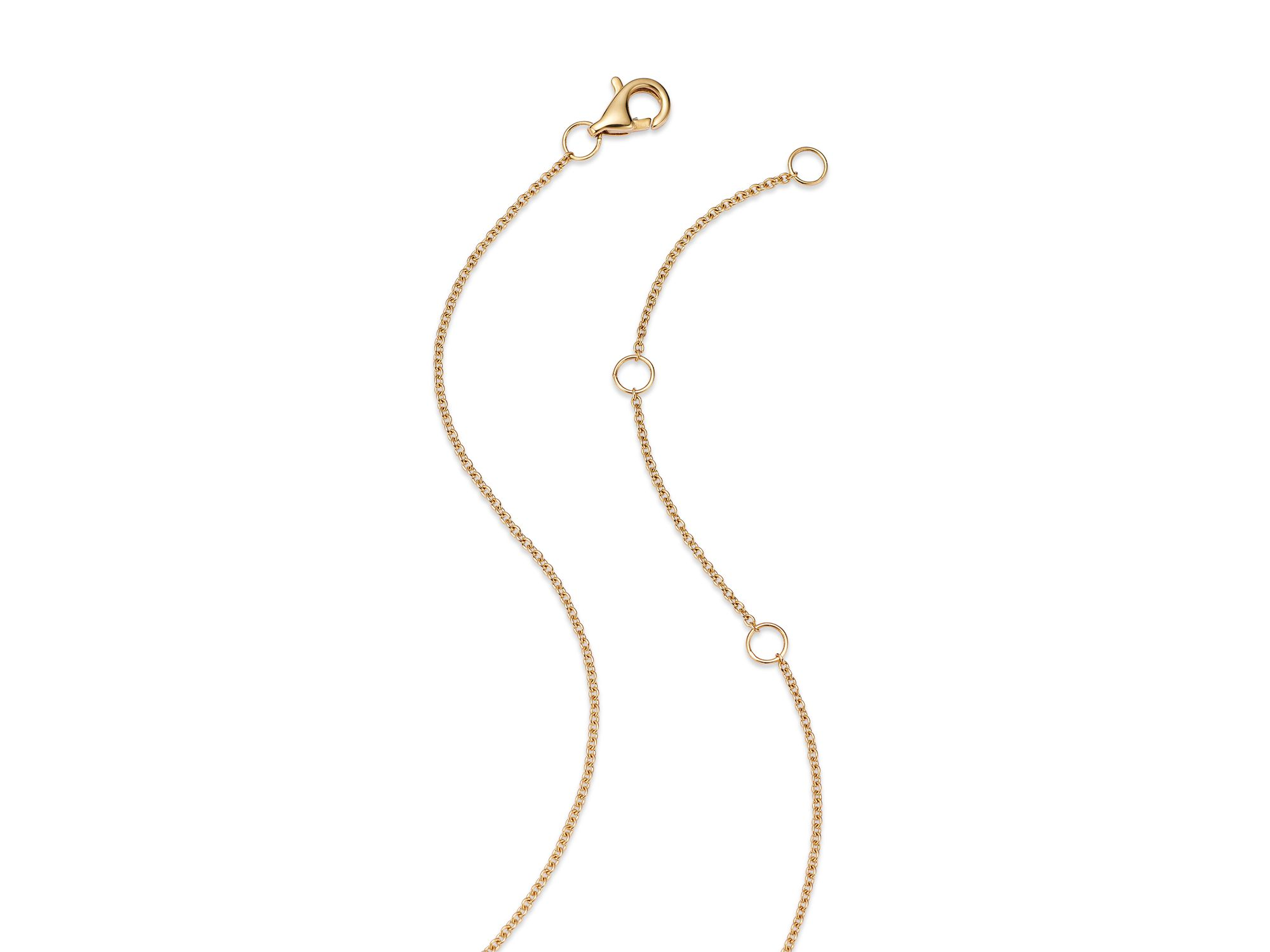 Diamond Solitaire Necklace in 14K Yellow Gold, 0.15 tcw — Image 3