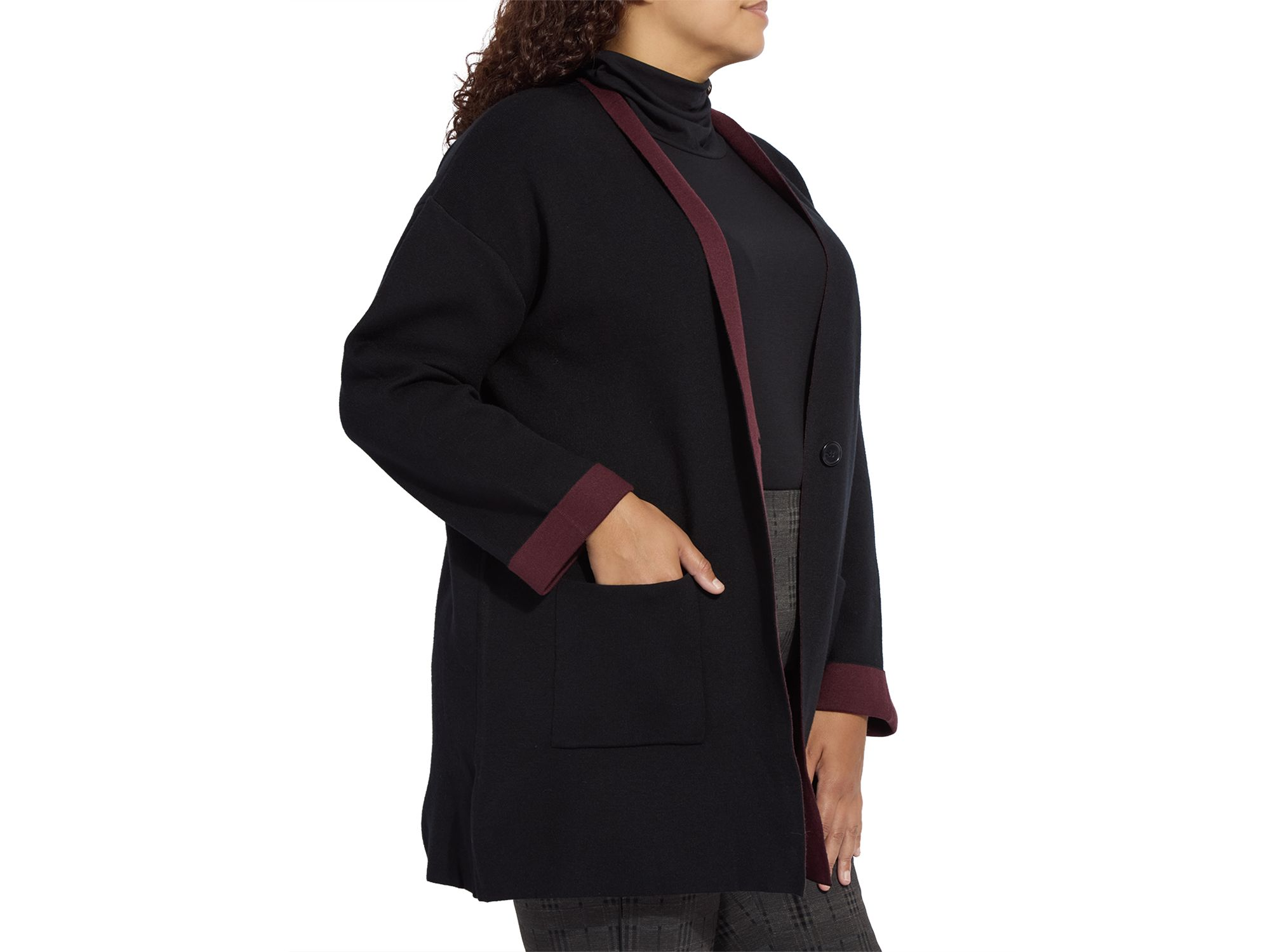 Nicolette Double Faced Cardigan — Image 10