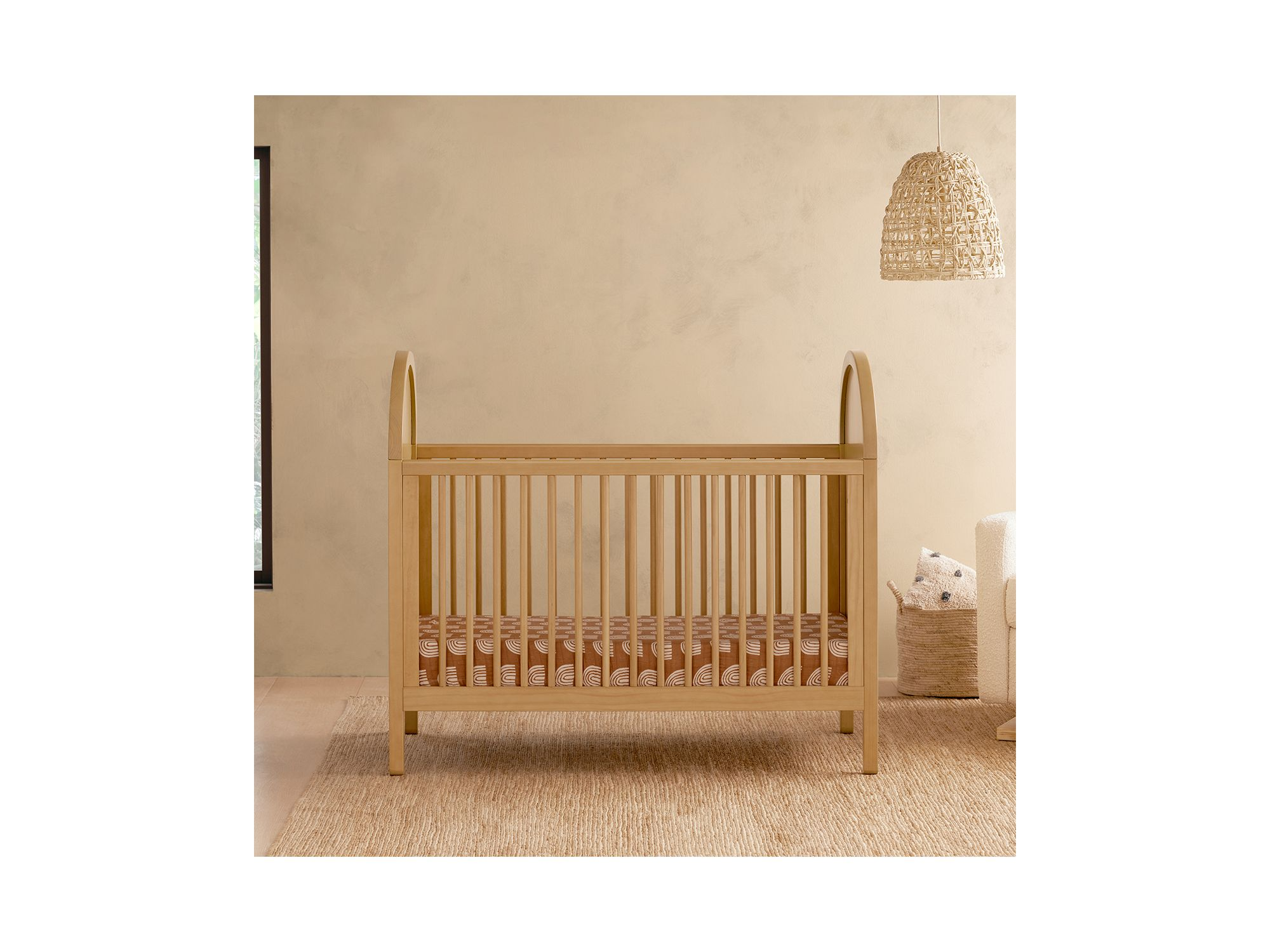 Bondi 3 in 1 Convertible Crib with Toddler Bed Conversion Kit — Image 8