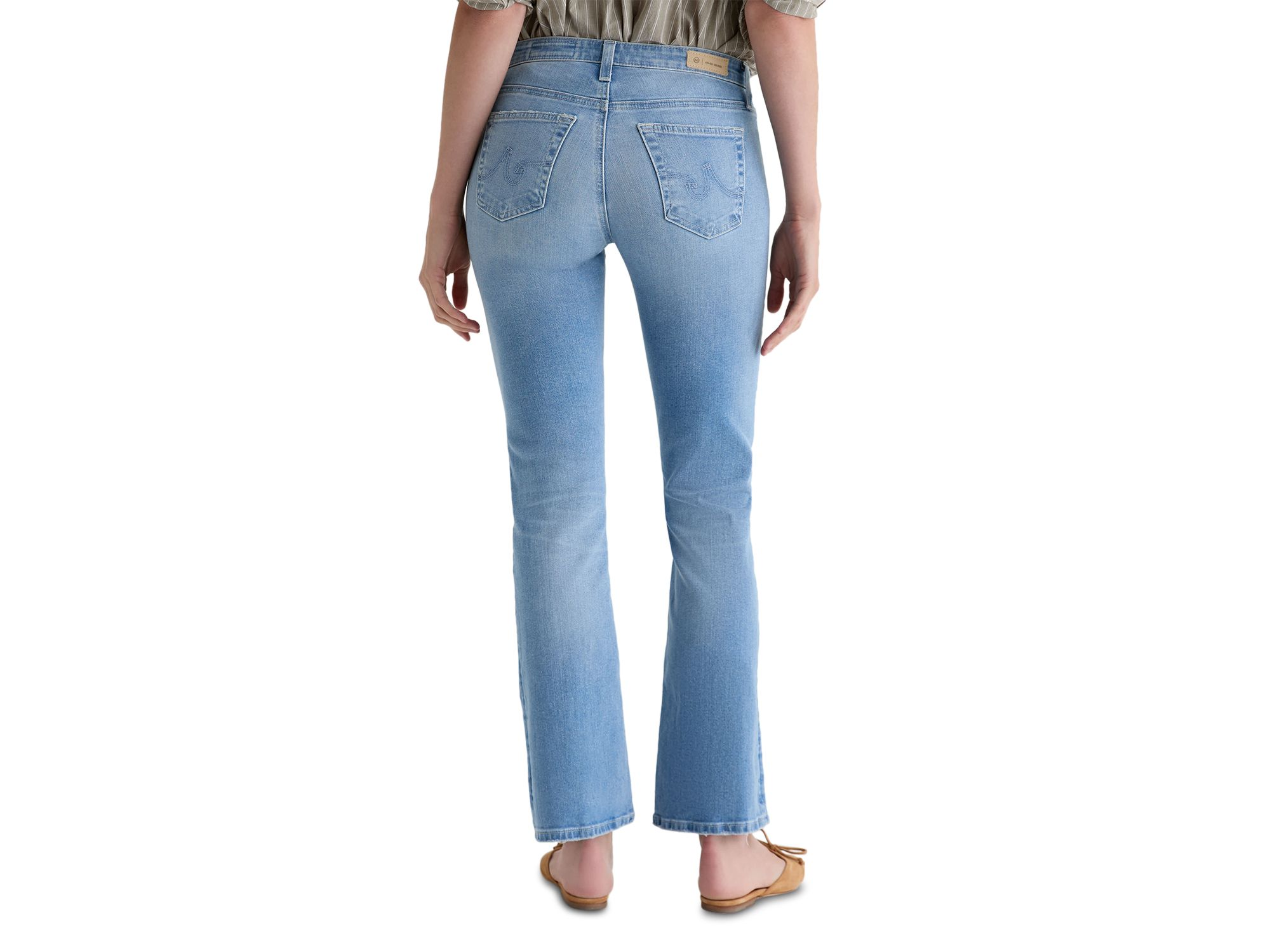 Angel Low Rise Bootcut Jeans in 14 Years Fortuna — Image 5