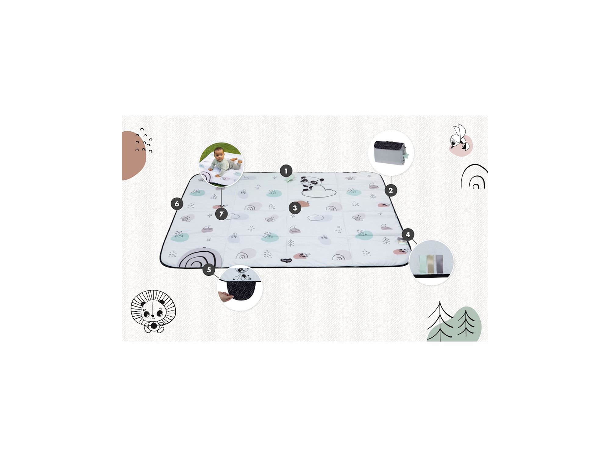 Tiny Love Décor Collection XL Outdoor Mat — Image 15