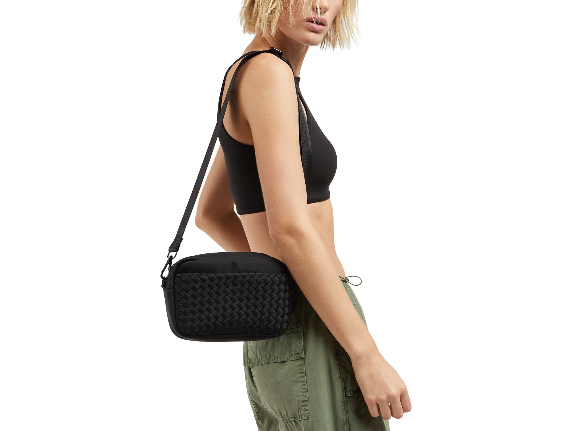 Inspiration Small Woven Neoprene Crossbody — Image 4