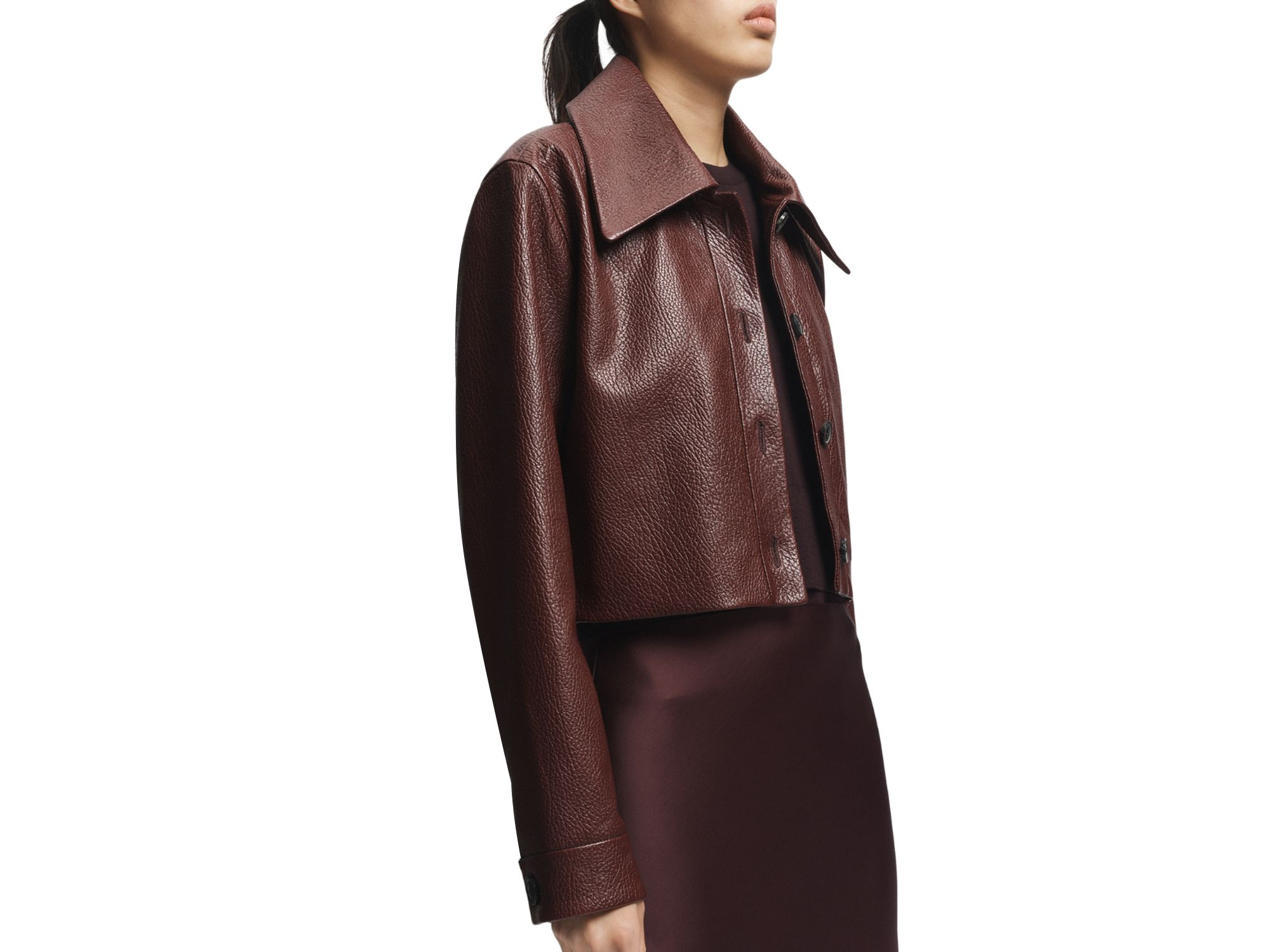 Lomand Textured Leather Jacket — Image 5
