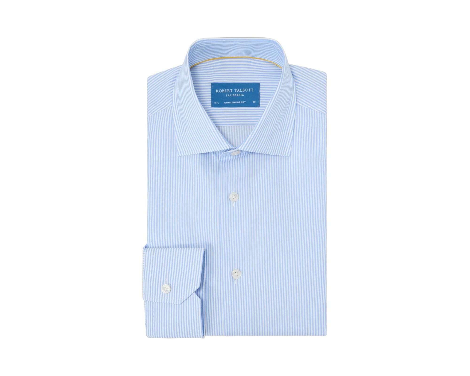 Reynolds Stripe Twill Shirt in Contemporary Fit — Image 4