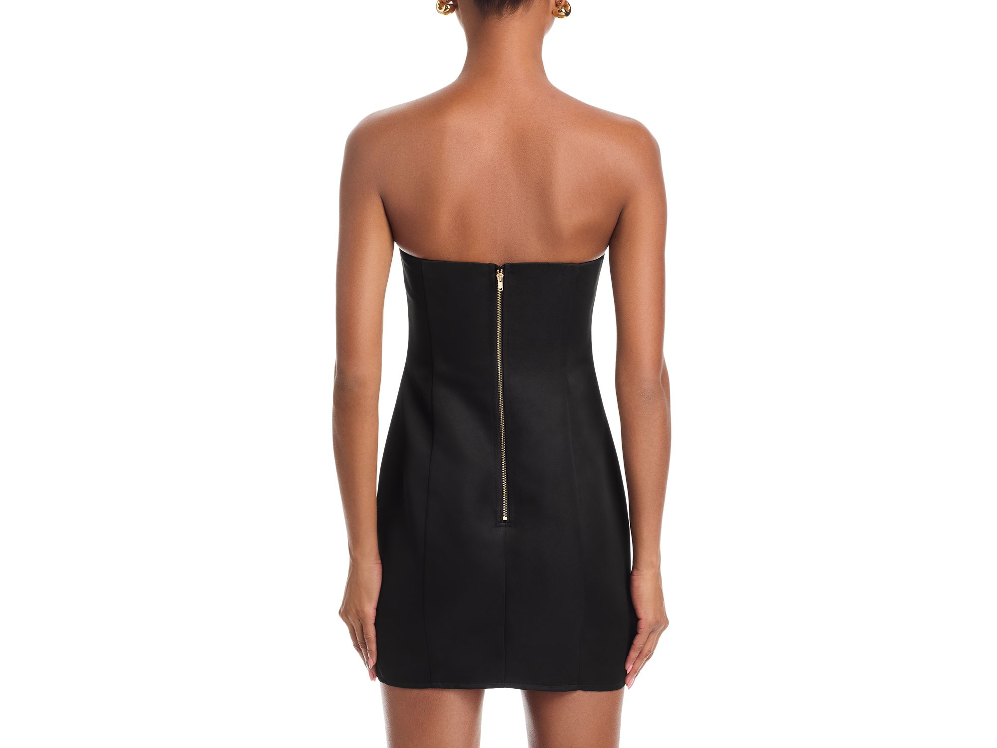 Ruffled Strapless Mini Dress - Exclusive — Image 3