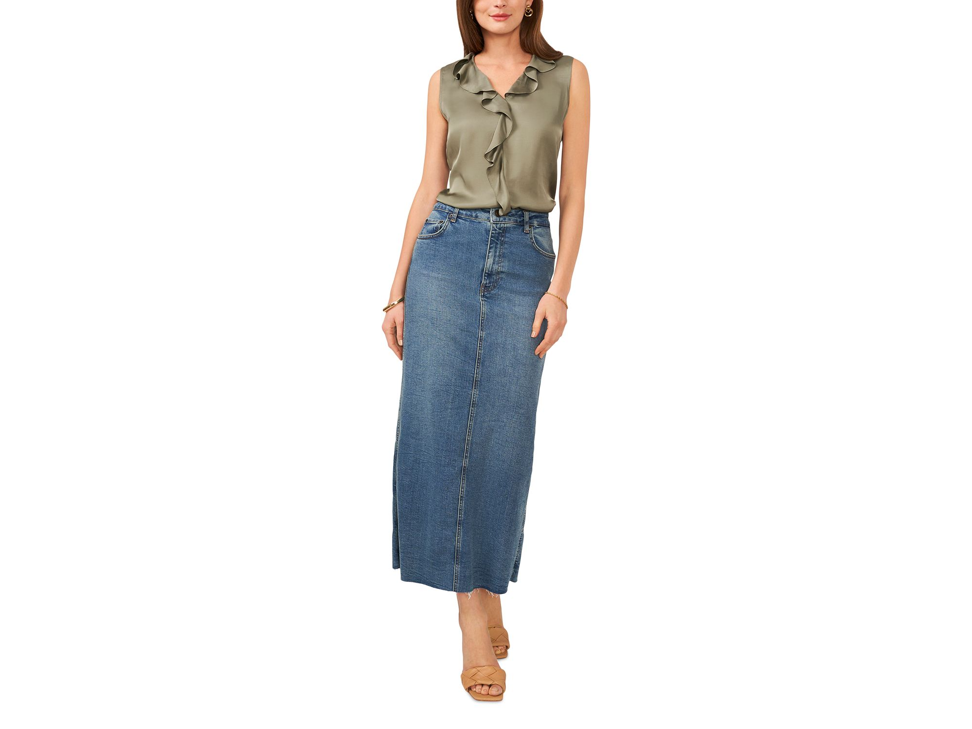 Sleeveless Ruffle Top — Image 3
