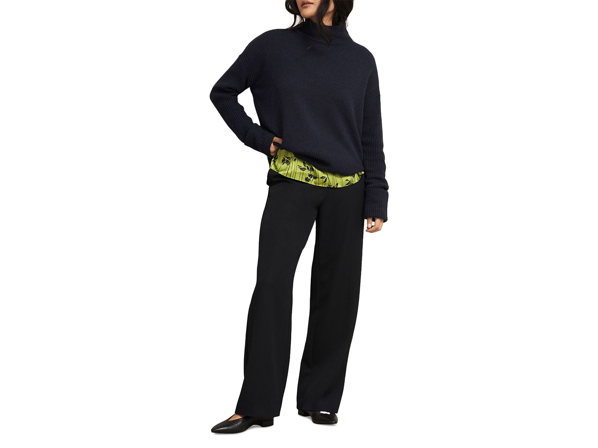 Fara Split Neck Top — Image 6