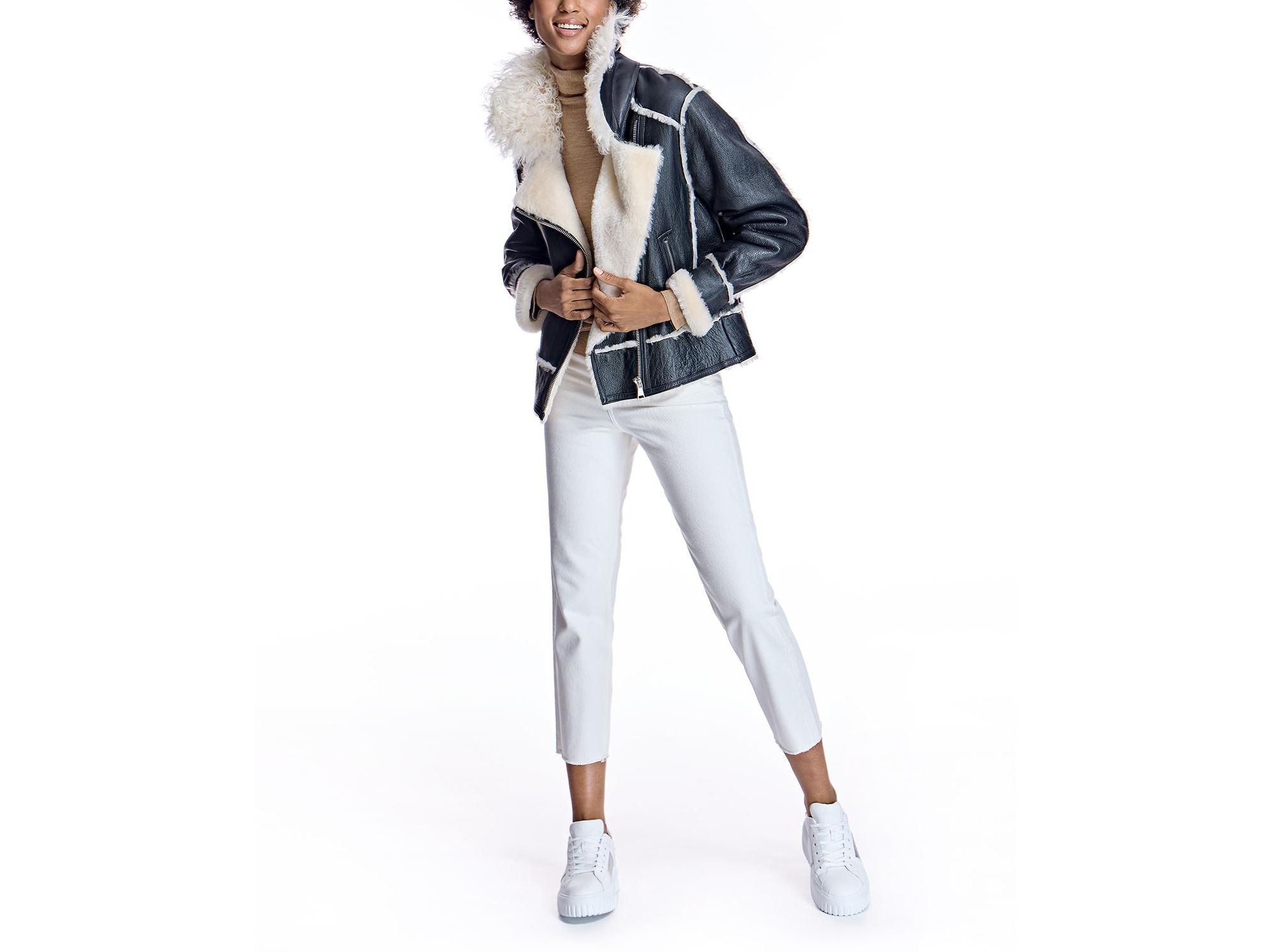 Nappa Finish Shearling Jacket — Image 6