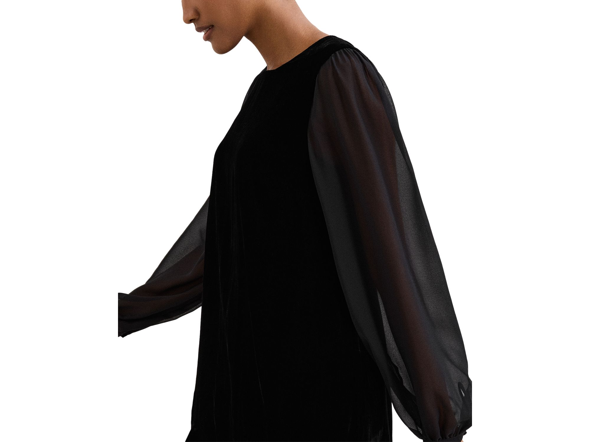 Velvet Swing Dress — Image 3