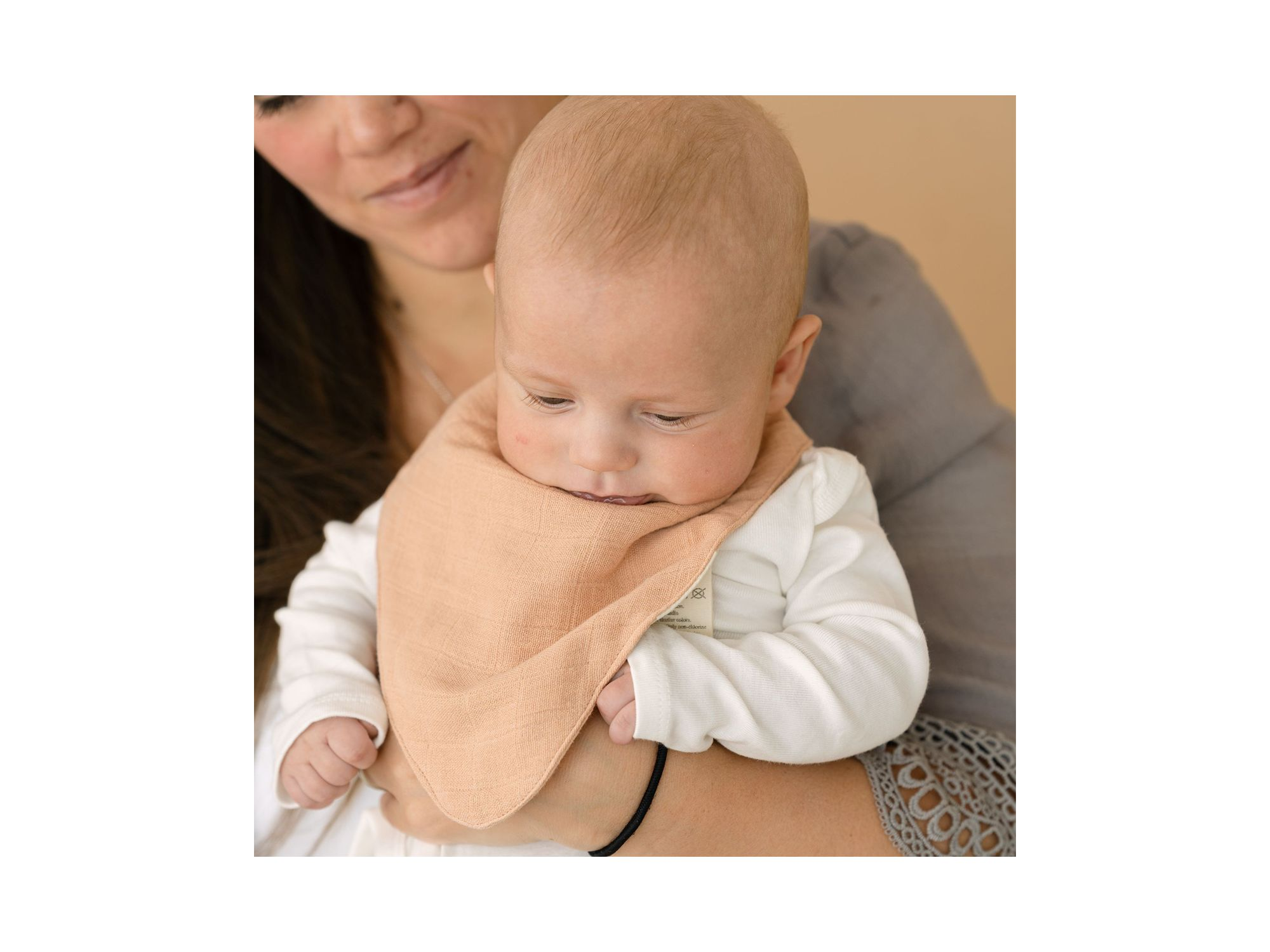 Rainbow/Butterfly Muslin Bibs, 3 Pack - Ages 0-3 — Image 3