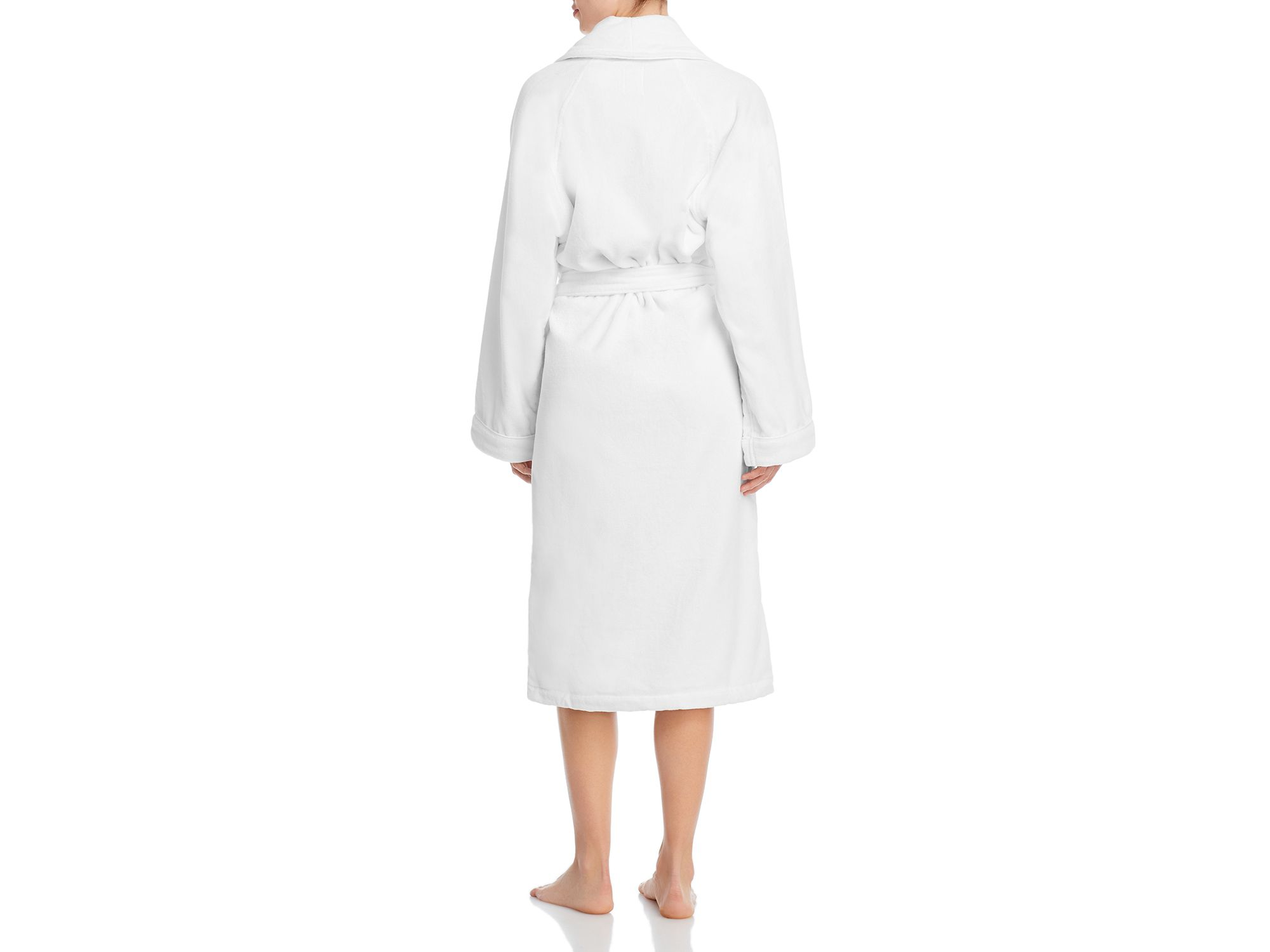 Shawl Collar Bathrobe with Piping — Image 4