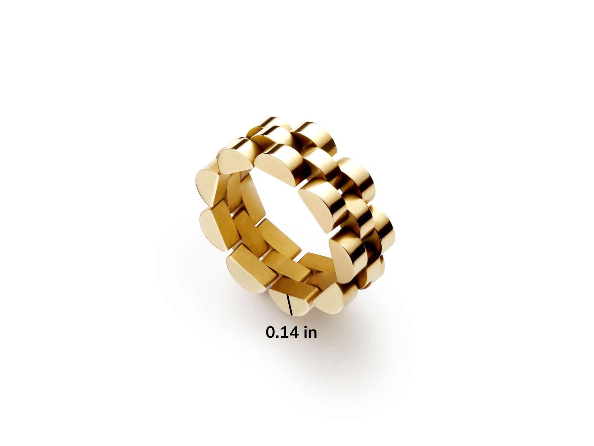 Gold Statement Parker Ring — Image 9