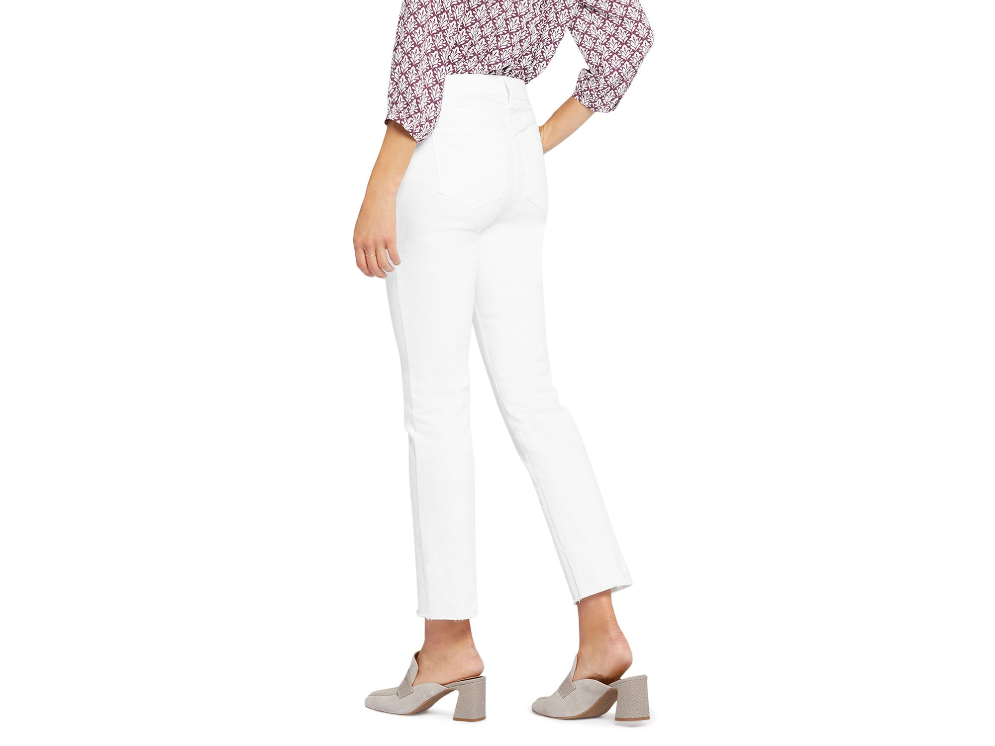 Petite Sheri High Rise Cropped Skinny Jeans in Artist Blue — Image 4