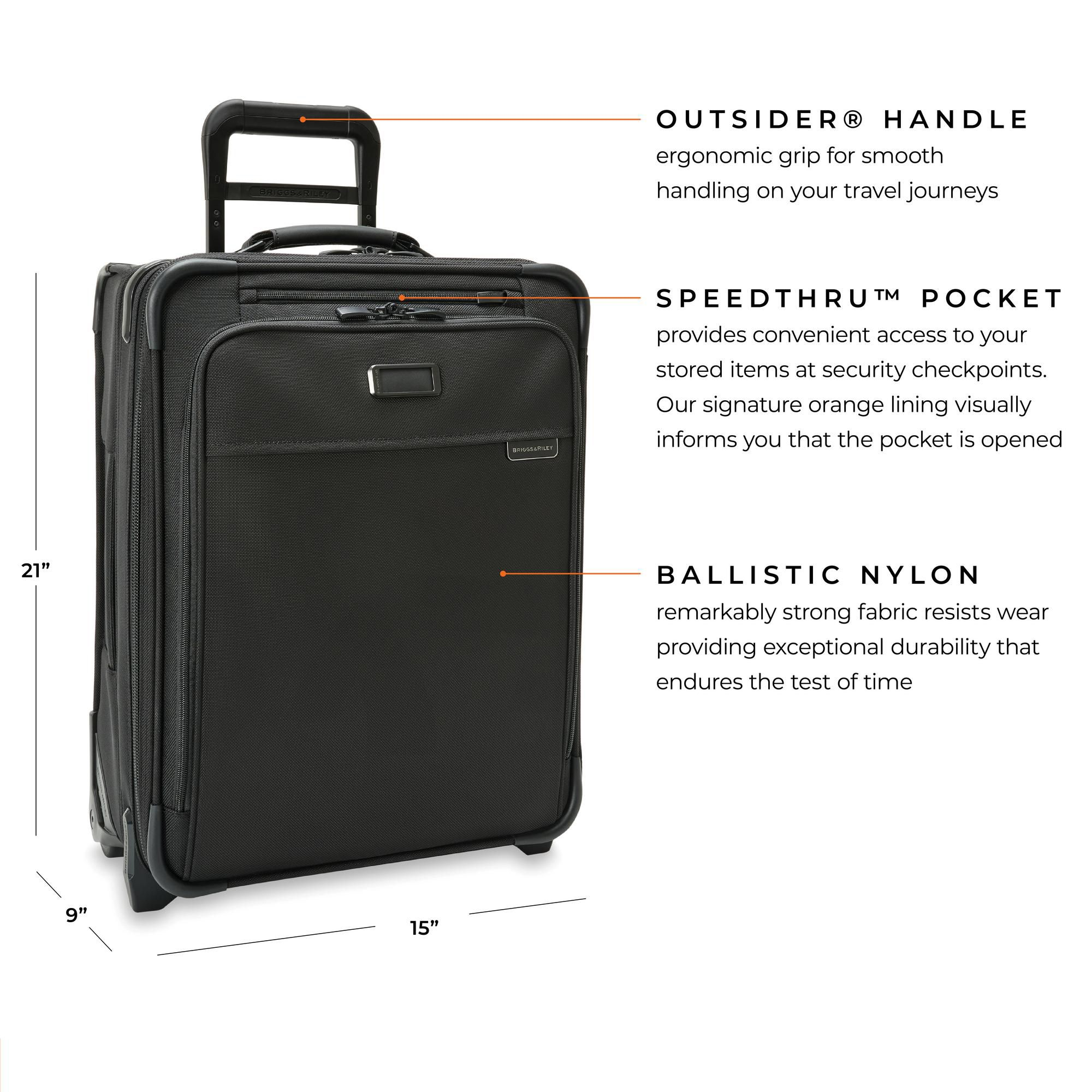Baseline Global 2 Wheel Carry On Suitcase — Image 7