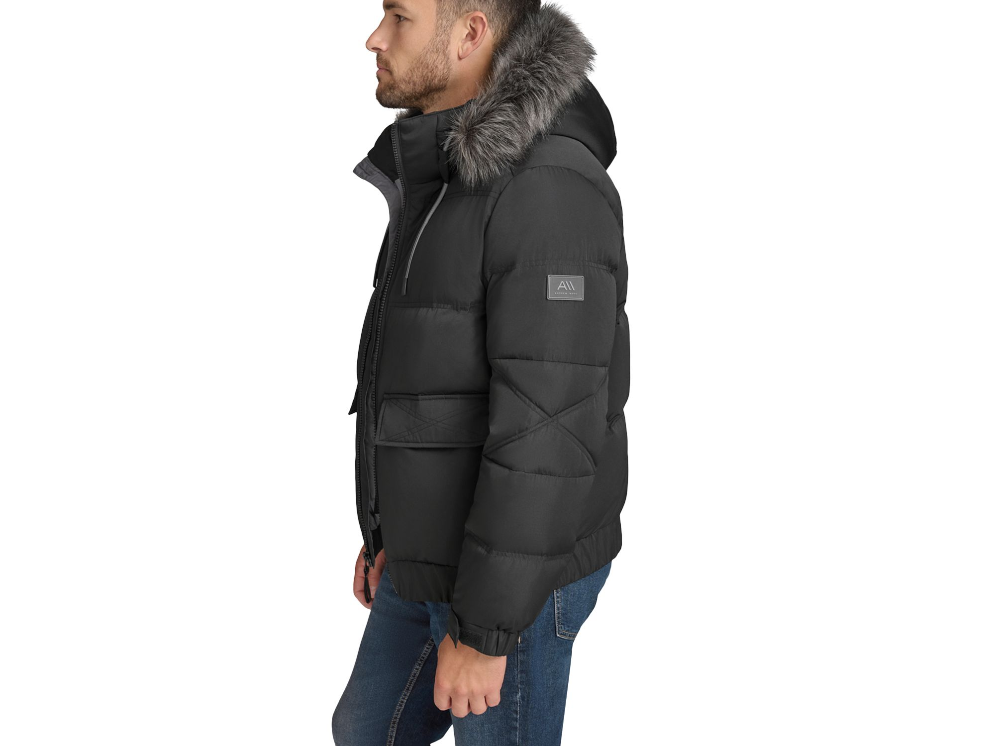 Lithgow Bomber Jacket with Removable Hood — Image 6