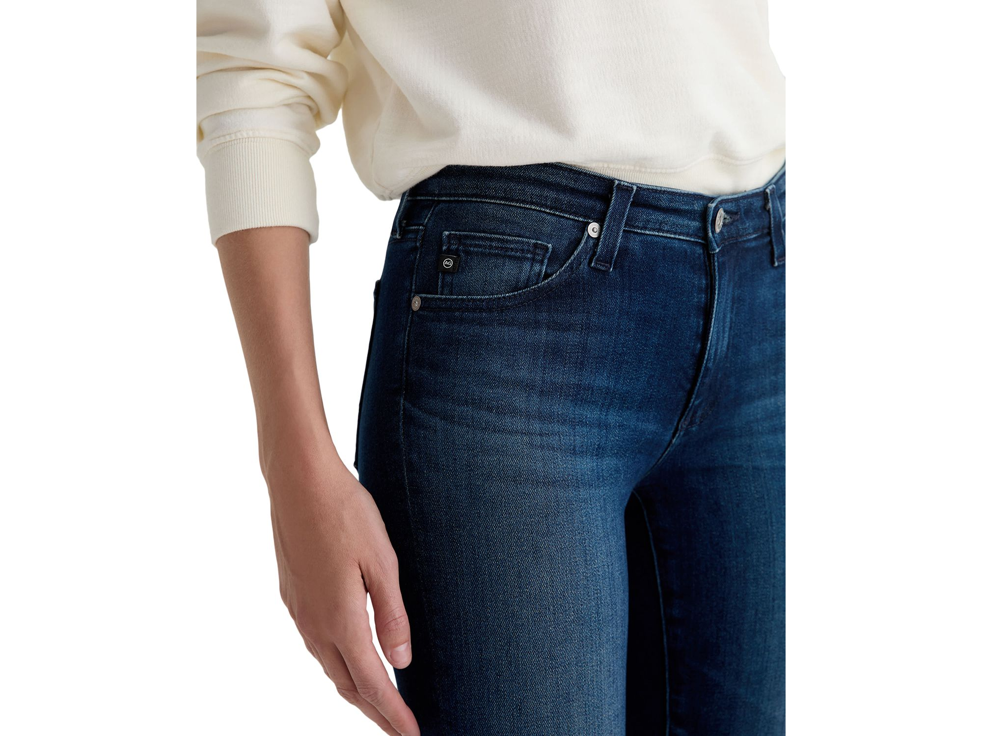 Prima Low Rise Cigarette Ankle Jeans in Epilogue — Image 3