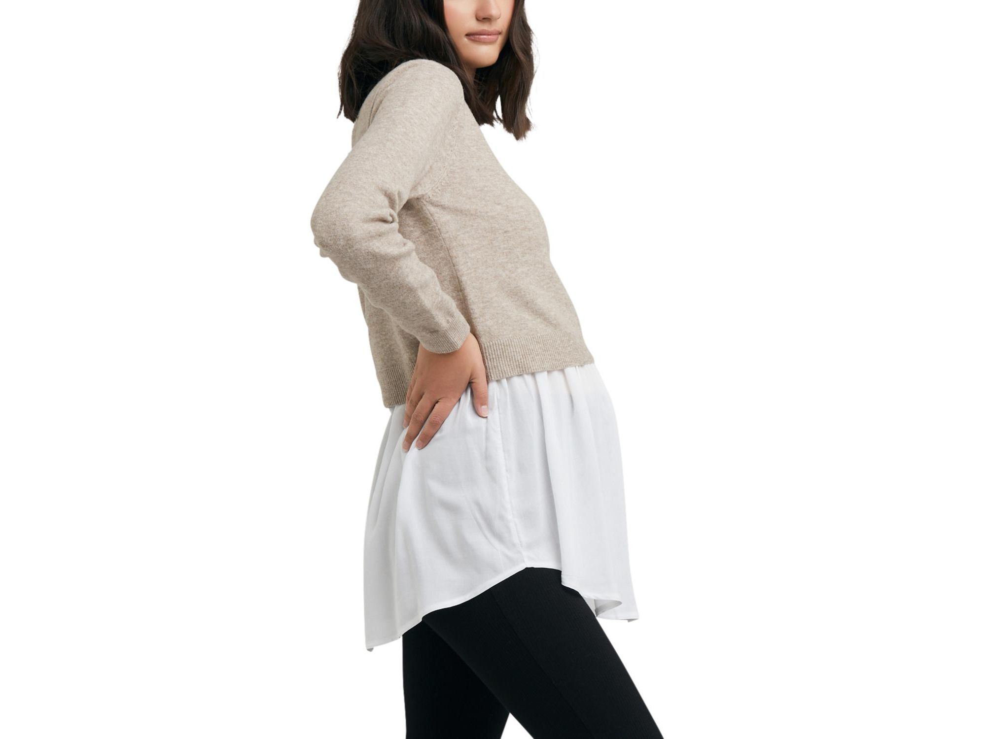 Sandy Detachable Nursing Knit Sweater — Image 3