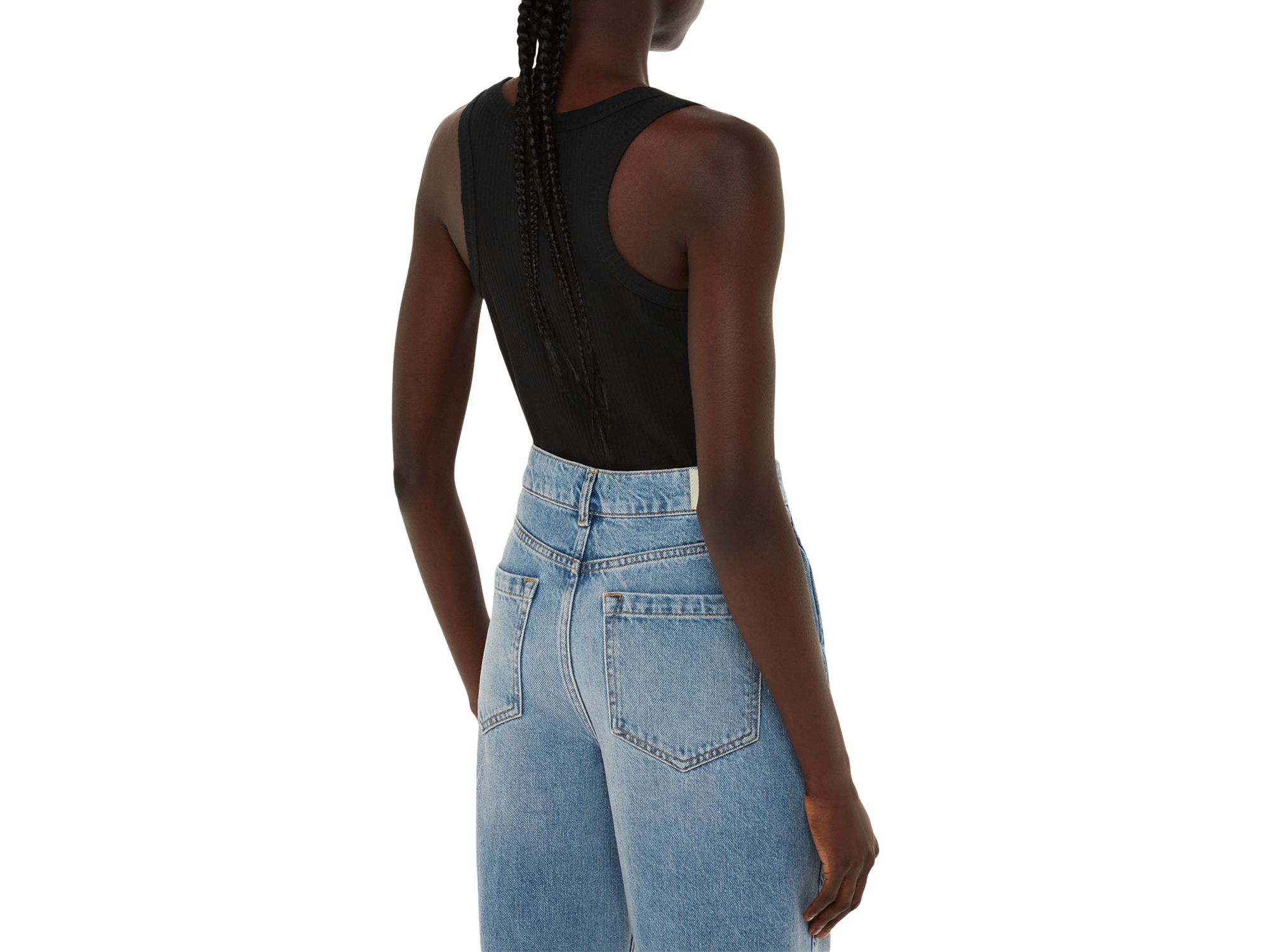 Ultimate Round Neck Ribbed Tank Top — Image 3