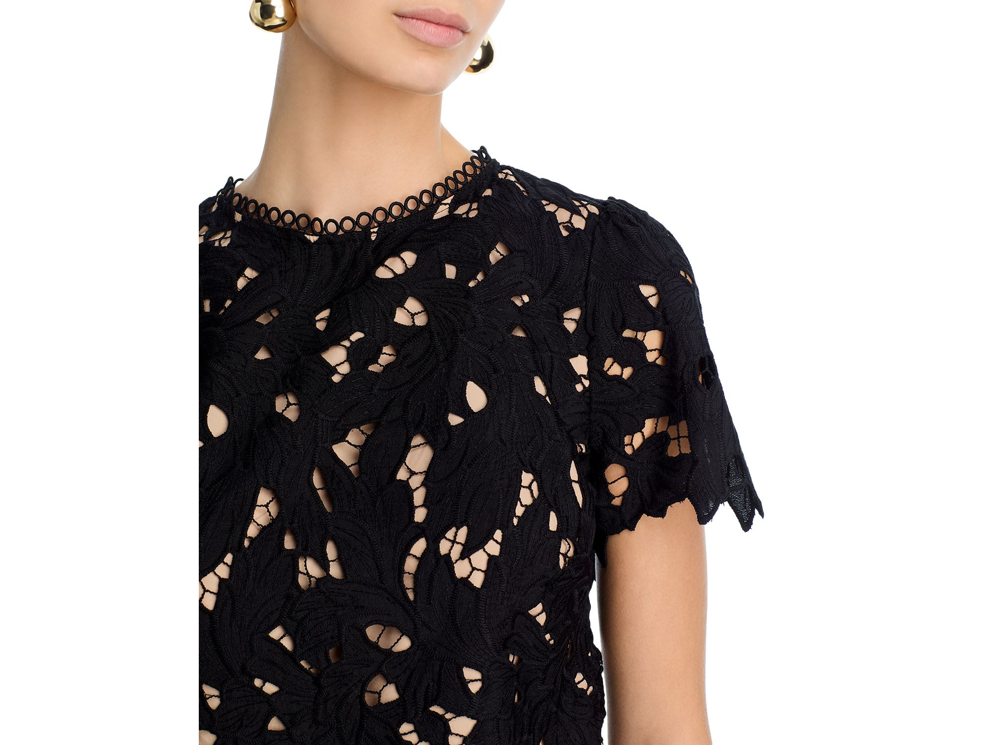 Large Lace Top & Lace Midi Skirt - Exclusive — Image 3