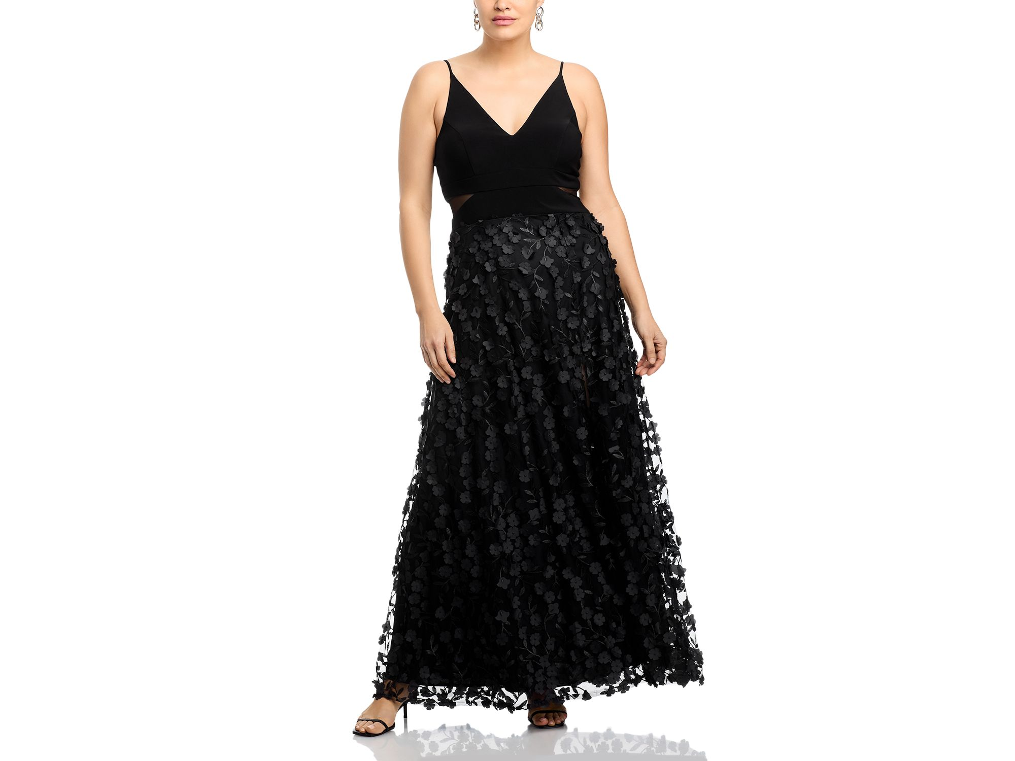 Floral Applique Gown - Exclusive — Image 8