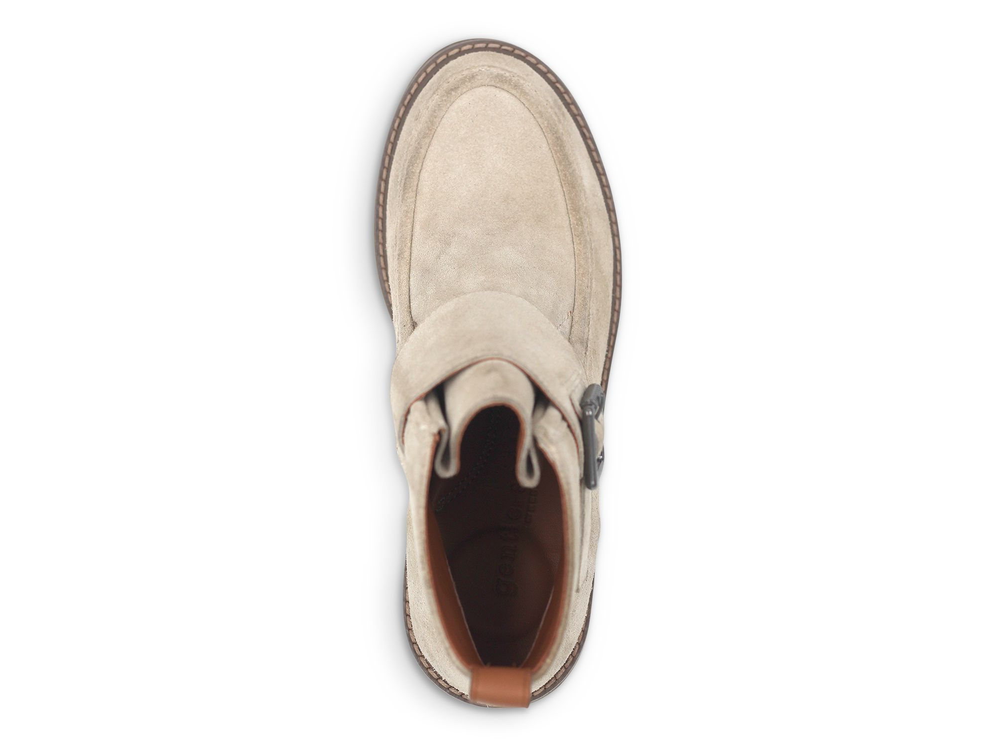 Women's Baden Beige Suede Ankle Boots — Image 4