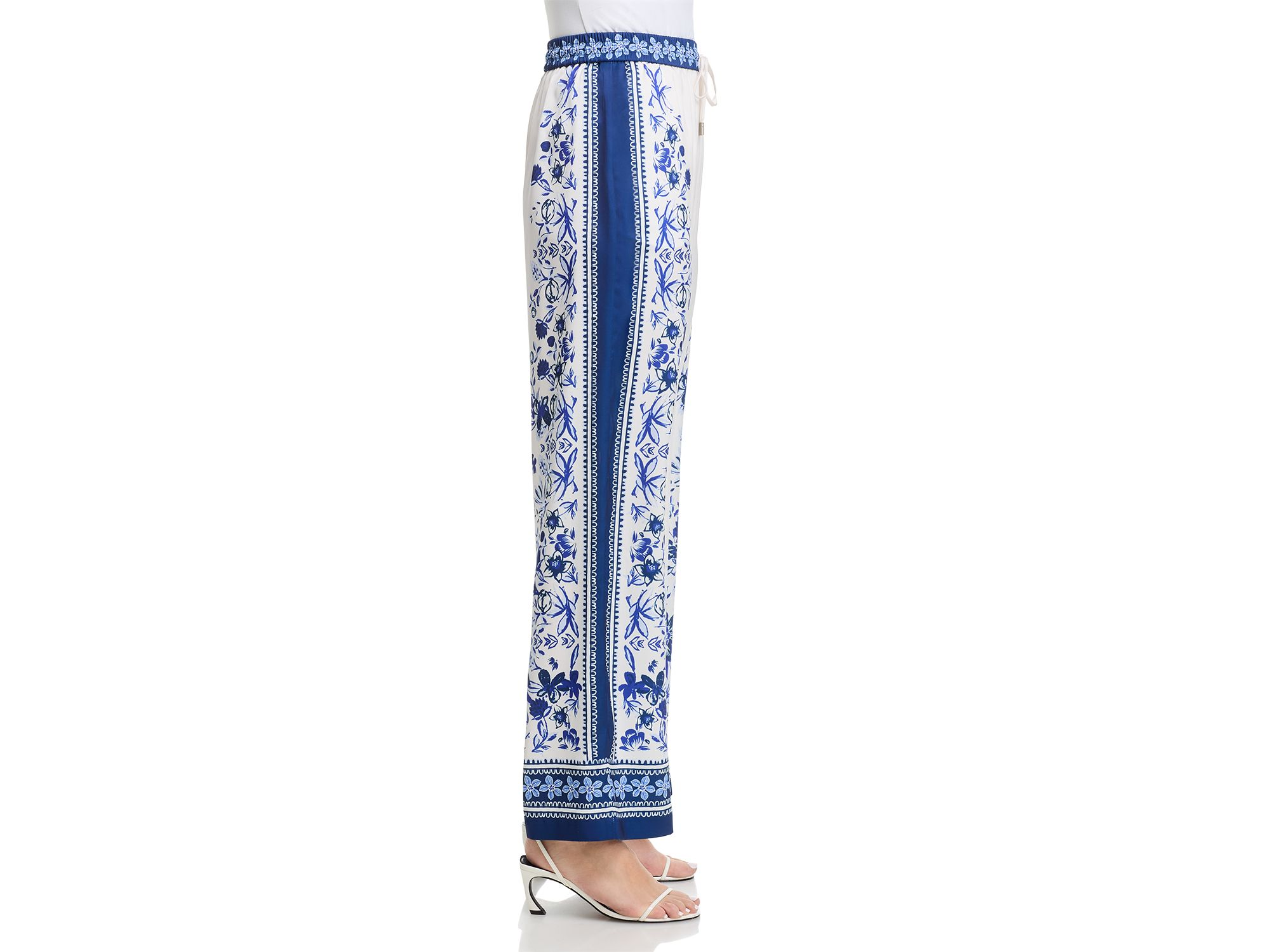 Floral Print Wide Leg Pants - Exclusive — Image 5