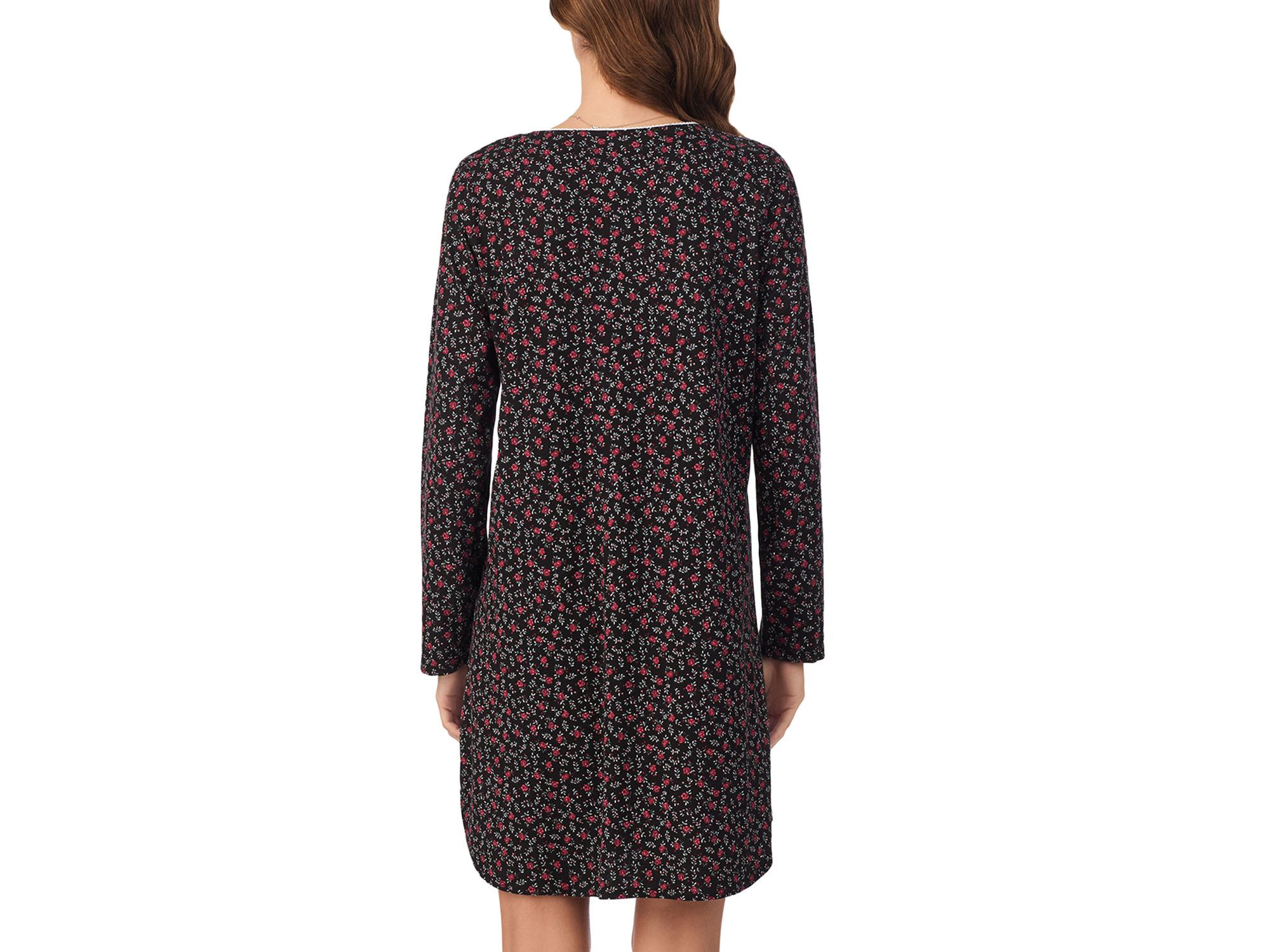 Long Sleeve Cotton Jersey Nightshirt — Image 3