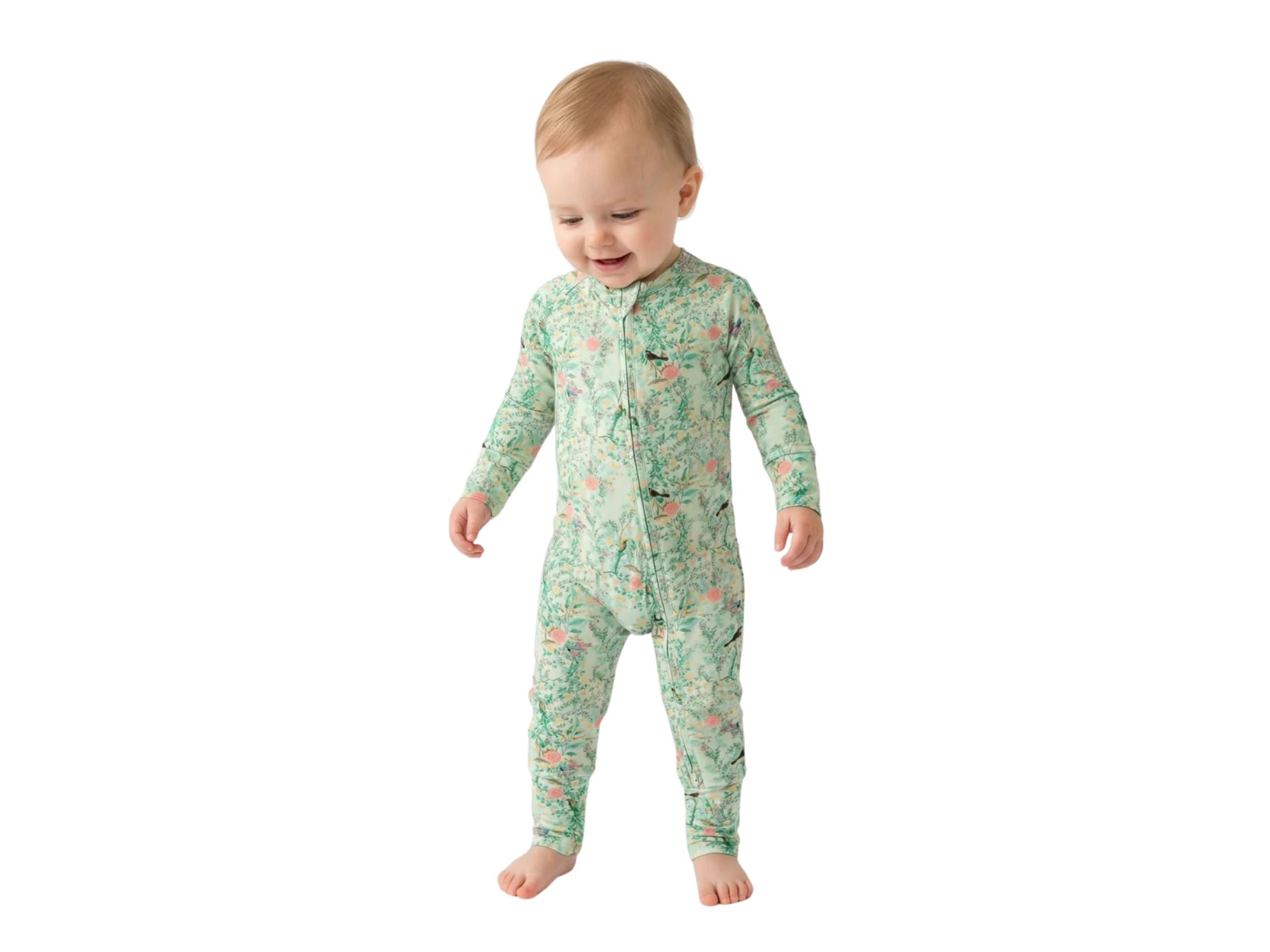 Girls' Sage Blossom Bamboo Sleeper - Baby — Image 7